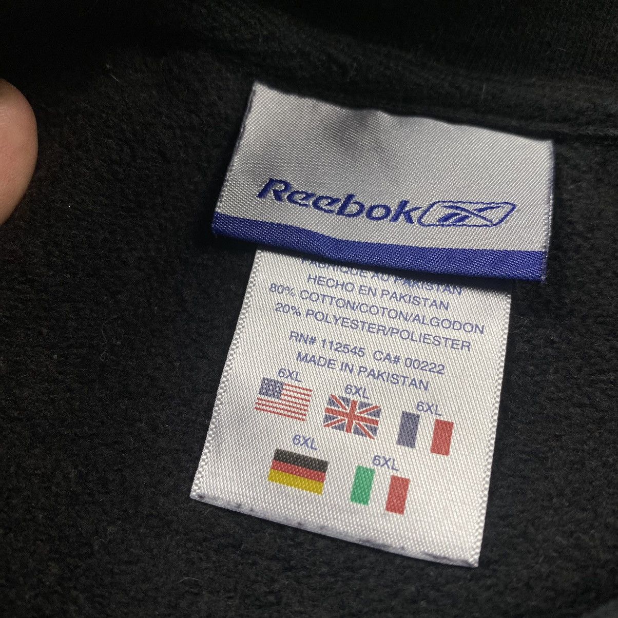 Reebok × Vintage Very Rare Plus Size 6XL Reebok Crewneck Size US XXL / EU 58 / 5 - 3 Thumbnail