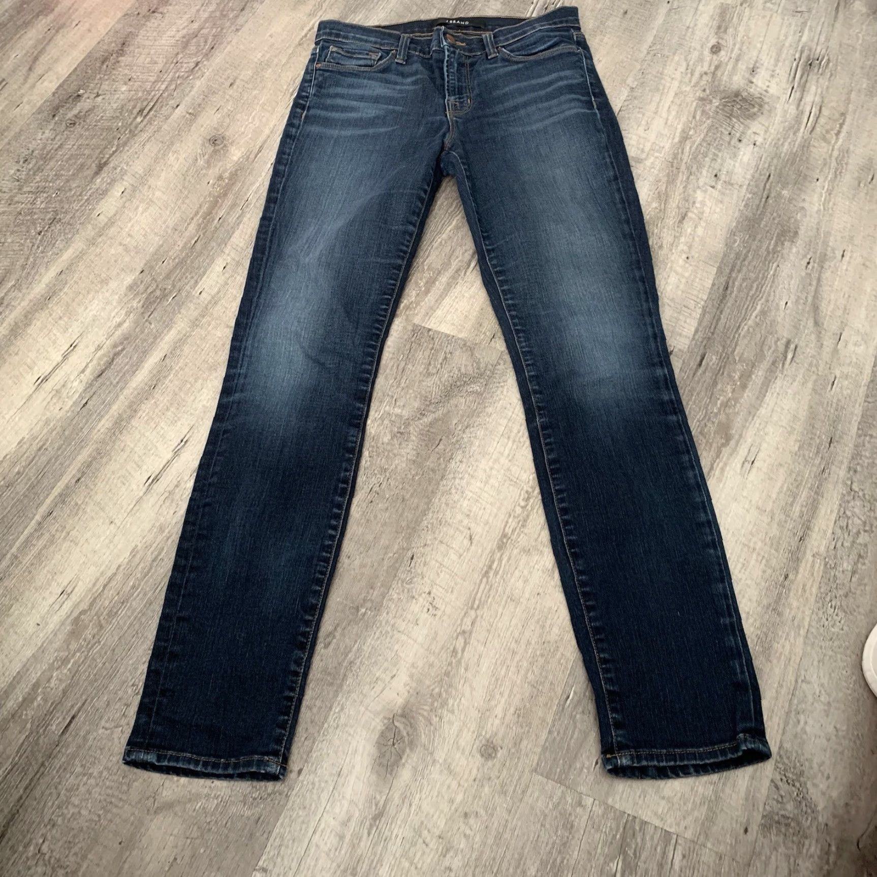 J Brand J Brand Jeans Womens 27 Skinny Leg Denim Blue Porter Wash Mid Rise Stretch Size 27" / US 4 / IT 40 - 7 Thumbnail