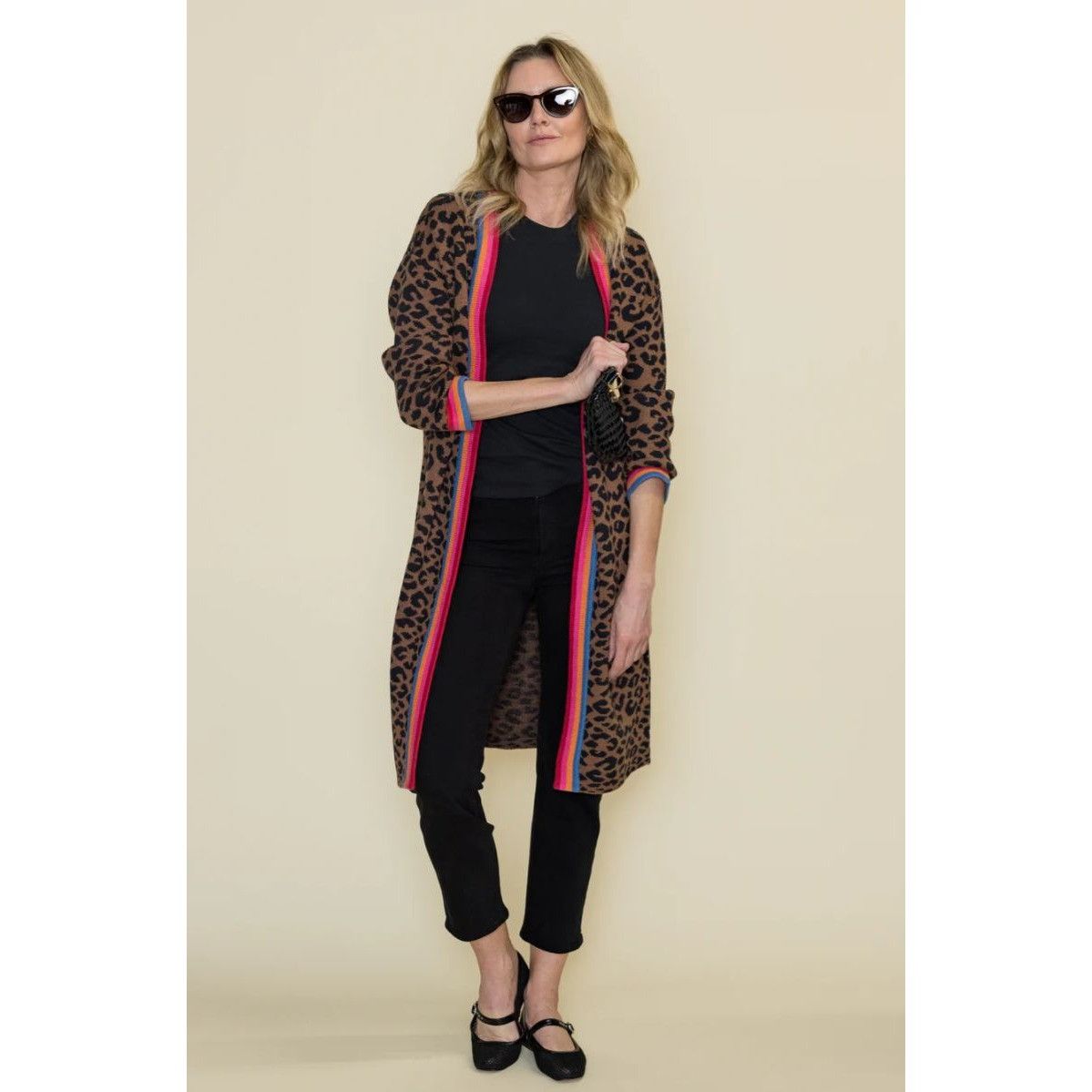 Marine Layer NWT Marine Layer Martha Sweater Coat Leopard Duster Cardigan Size XL / US 12-14 / IT 48-50 - 1 Thumbnail