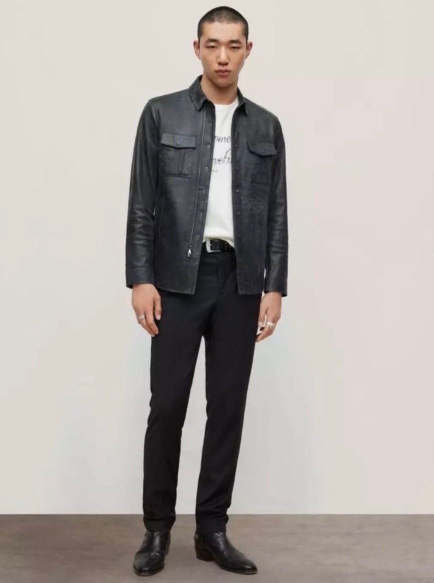 John Varvatos Tinian Slim Fit Snap Zip Front Jacket. 48 Size US M / EU 48-50 / 2 - 2 Thumbnail
