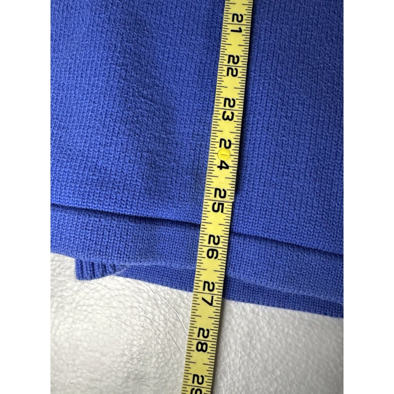 Vintage LL Bean Cardigan Women’s XL Regular Blue Tight Knit Collared Pullover Sweater Size XL / US 12-14 / IT 48-50 - 6 Thumbnail