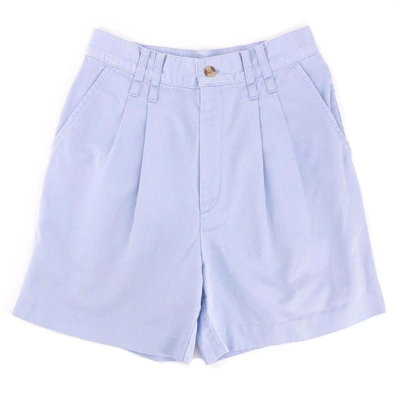 Vintage Chic light blue bermuda shorts 90s 1990s vintage Size 26" / US 2 / IT 38 - 1 Thumbnail