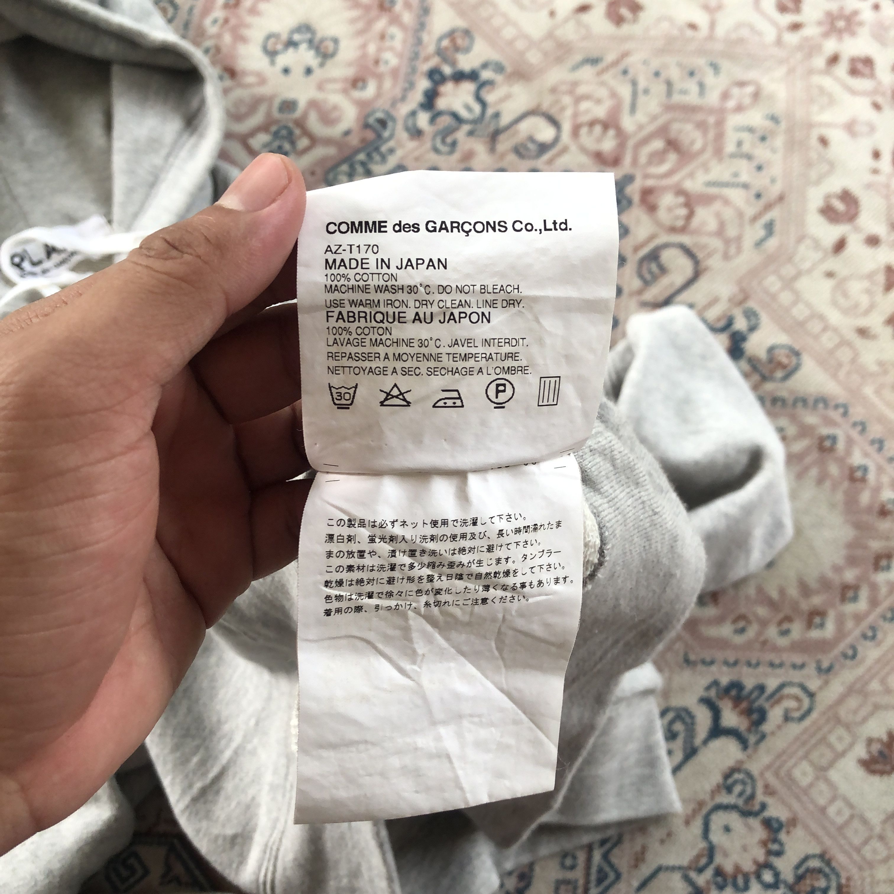Comme des Garcons PLAY comme de garcons play hoodie Size US M / EU 48-50 / 2 - 4 Thumbnail