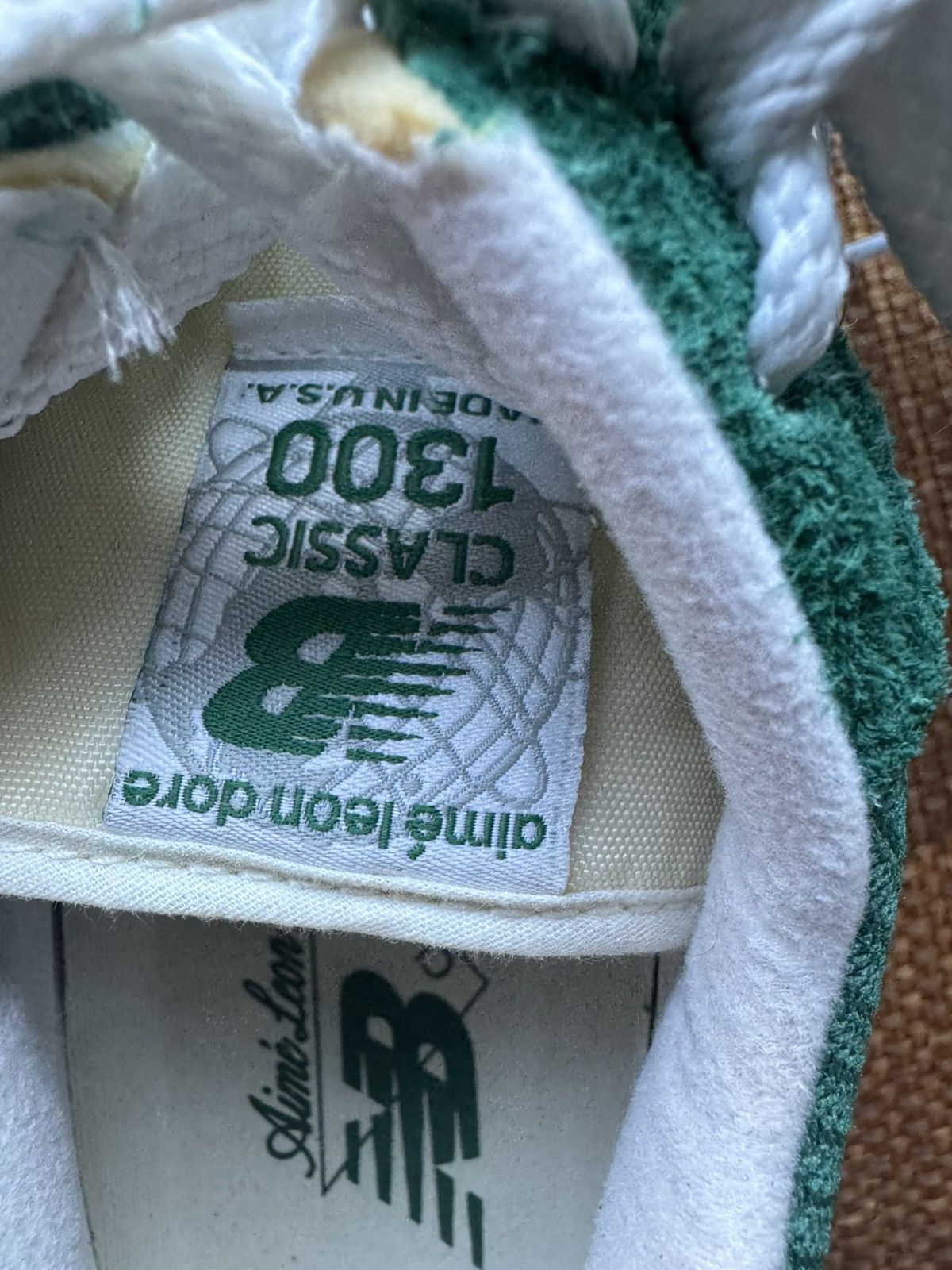 Aime Leon Dore × New Balance Aime Leon Dore x New Balance 1300 Green 10.5 Size US 10.5 / EU 43-44 - 4 Thumbnail