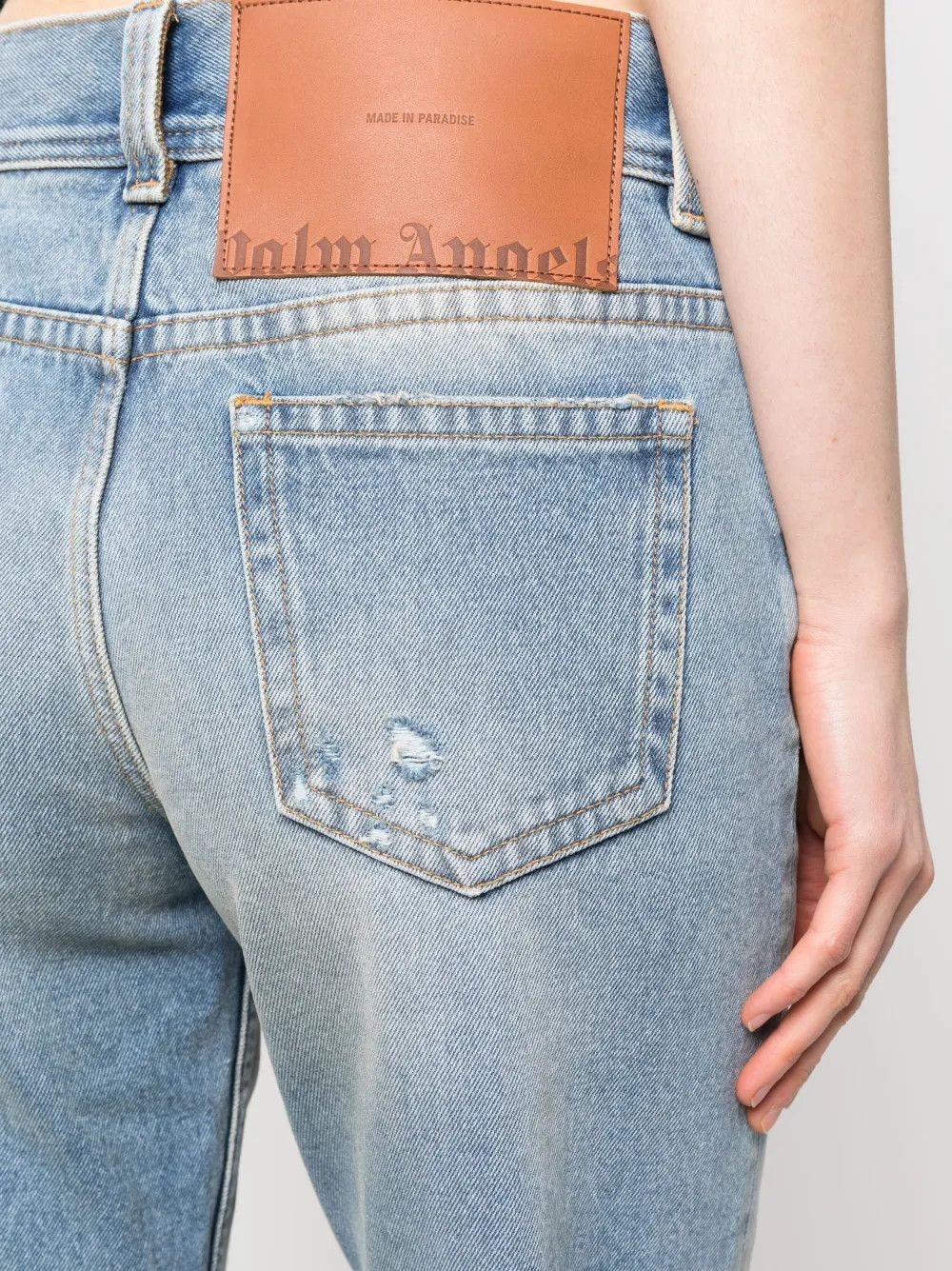 Palm Angels o1y1125 Denim Pant in Blue Size 26" / US 2 / IT 38 - 5 Thumbnail