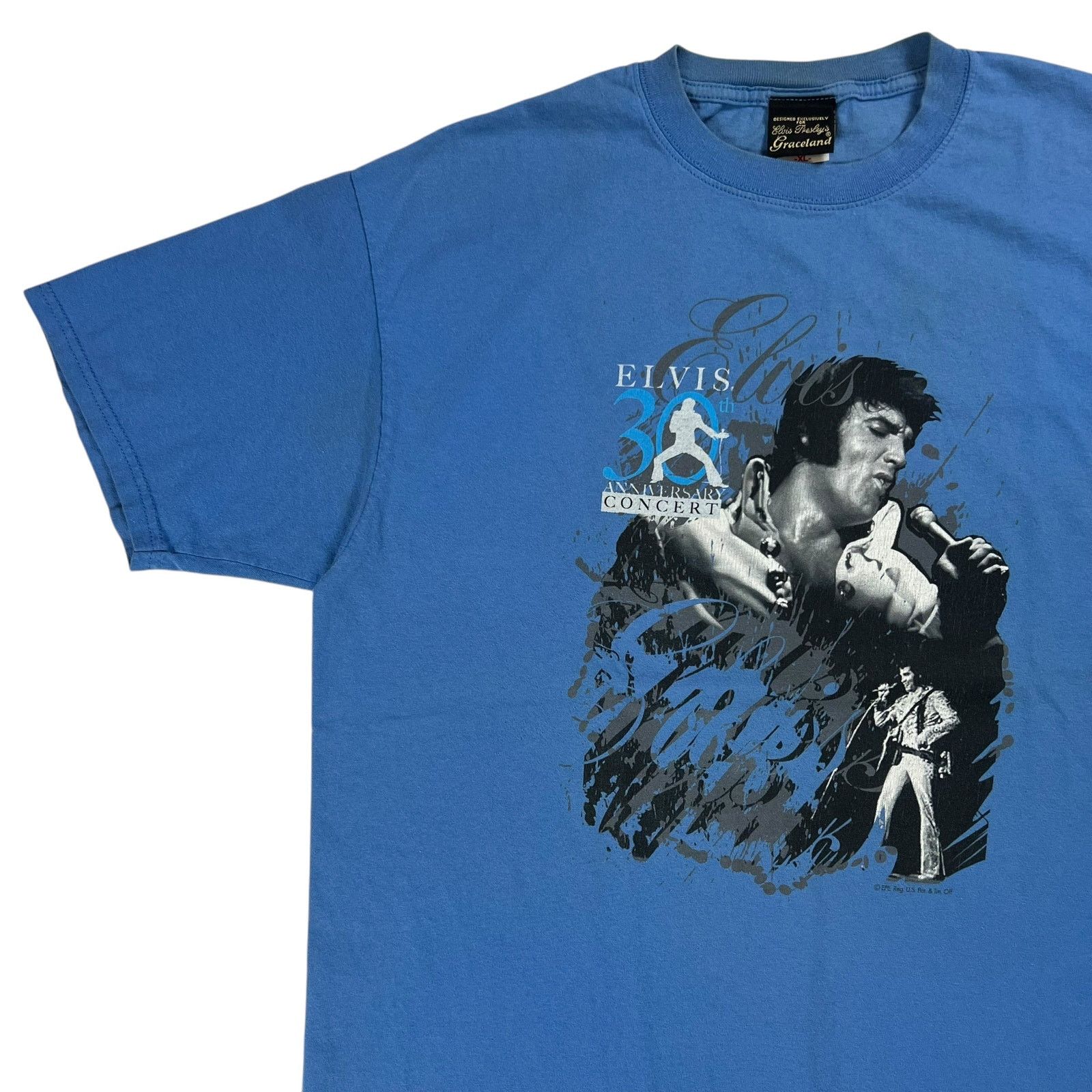 Band Tees × Vintage Vintage 2007 Elvis Presley 30th anniversary concert tee (XL) Size US XL / EU 56 / 4 - 3 Thumbnail