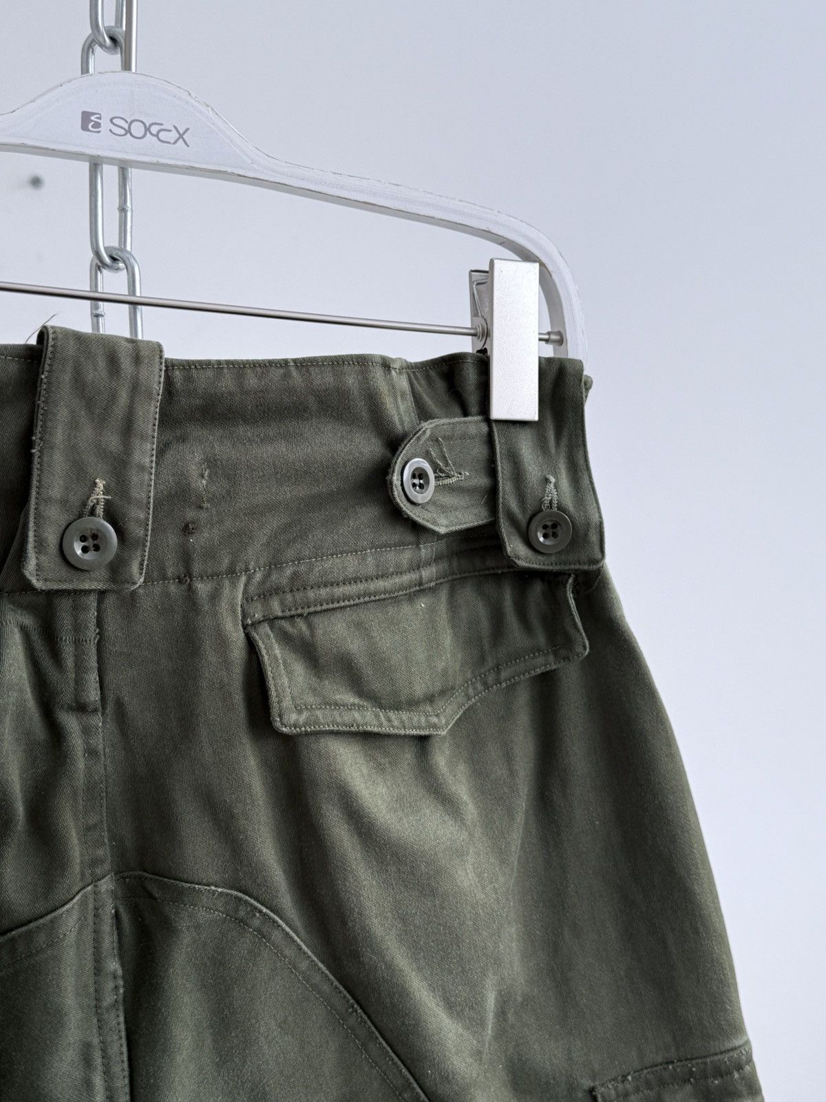 Vintage Vintage 1965 Dated Belgian Cargo Army Military Pants Size US 30 / EU 46 - 10 Thumbnail