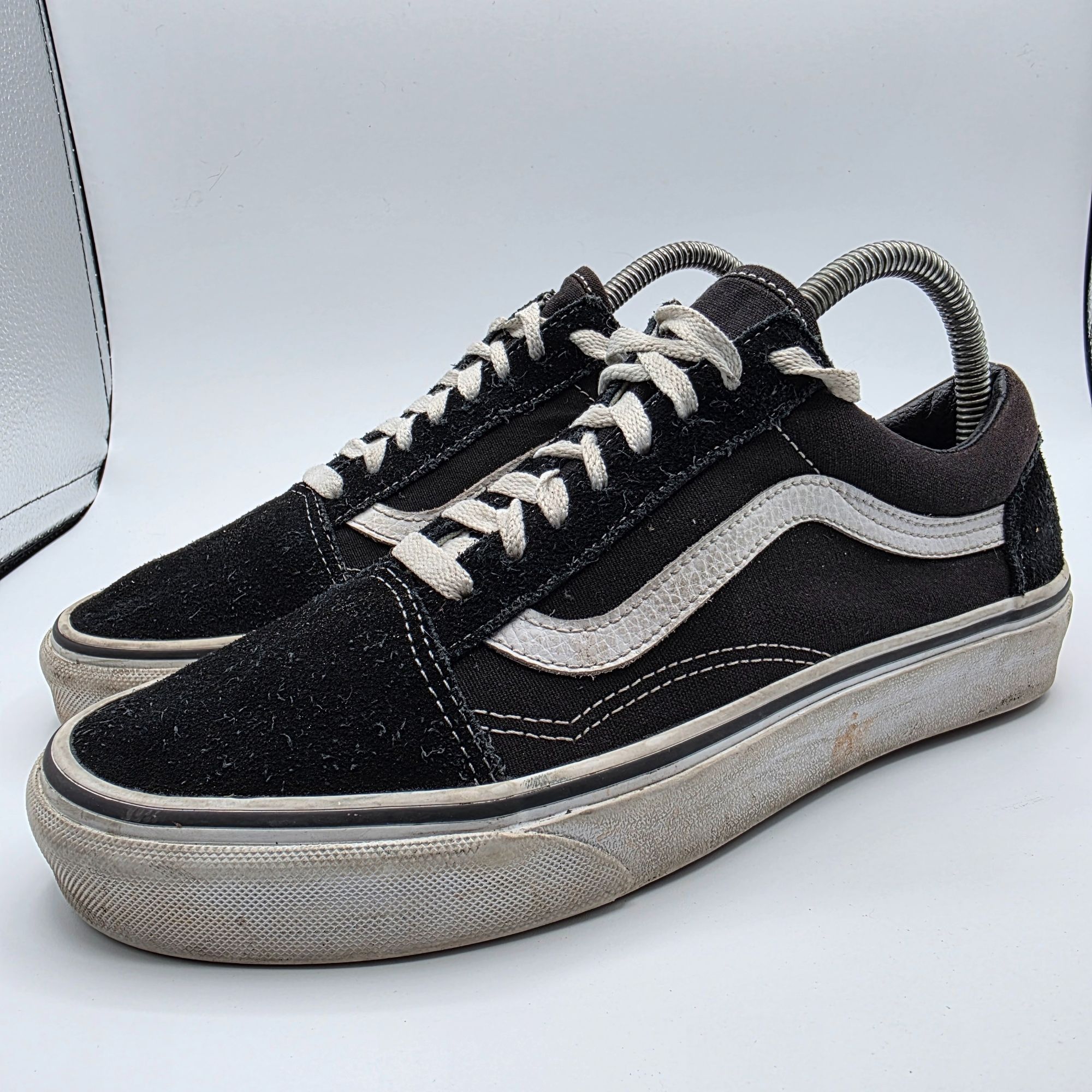 Vans Vans Old Skool Womens Size 8.5 Black White Sneaker Shoes Ska Size US 8.5 / IT 38.5 - 4 Thumbnail