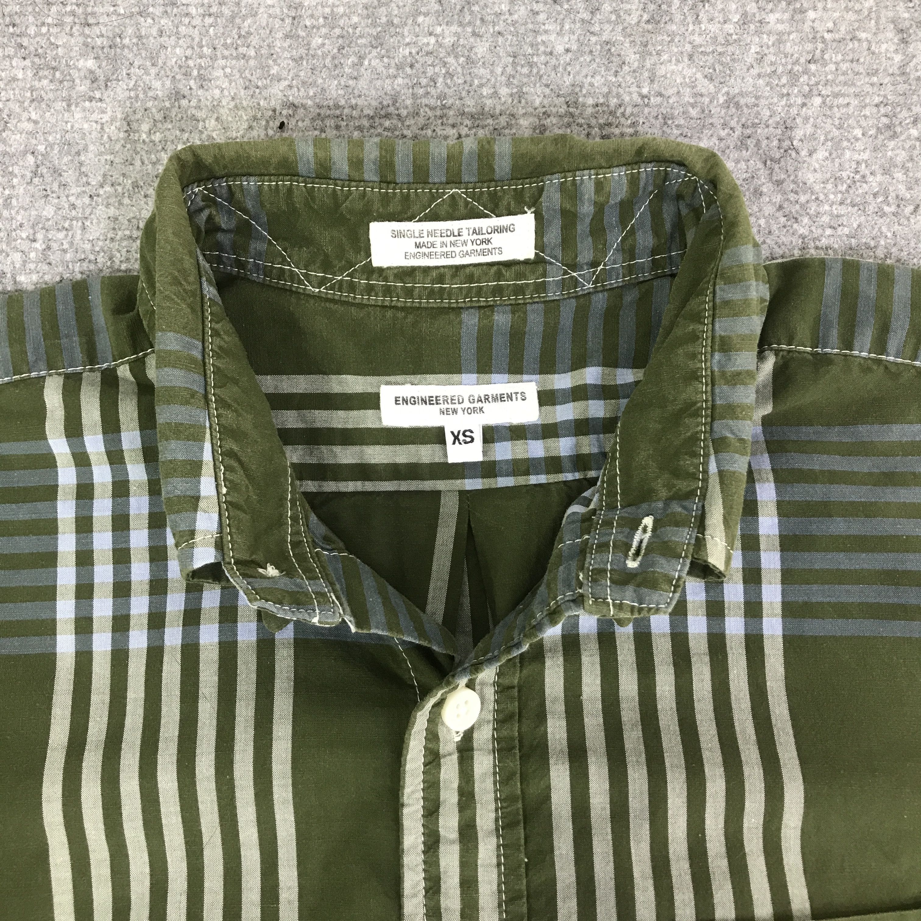 Engineered Garments Engineereed garments Tartan button up t-shirt K93B54 Size US XS / EU 42 / 0 - 8 Thumbnail