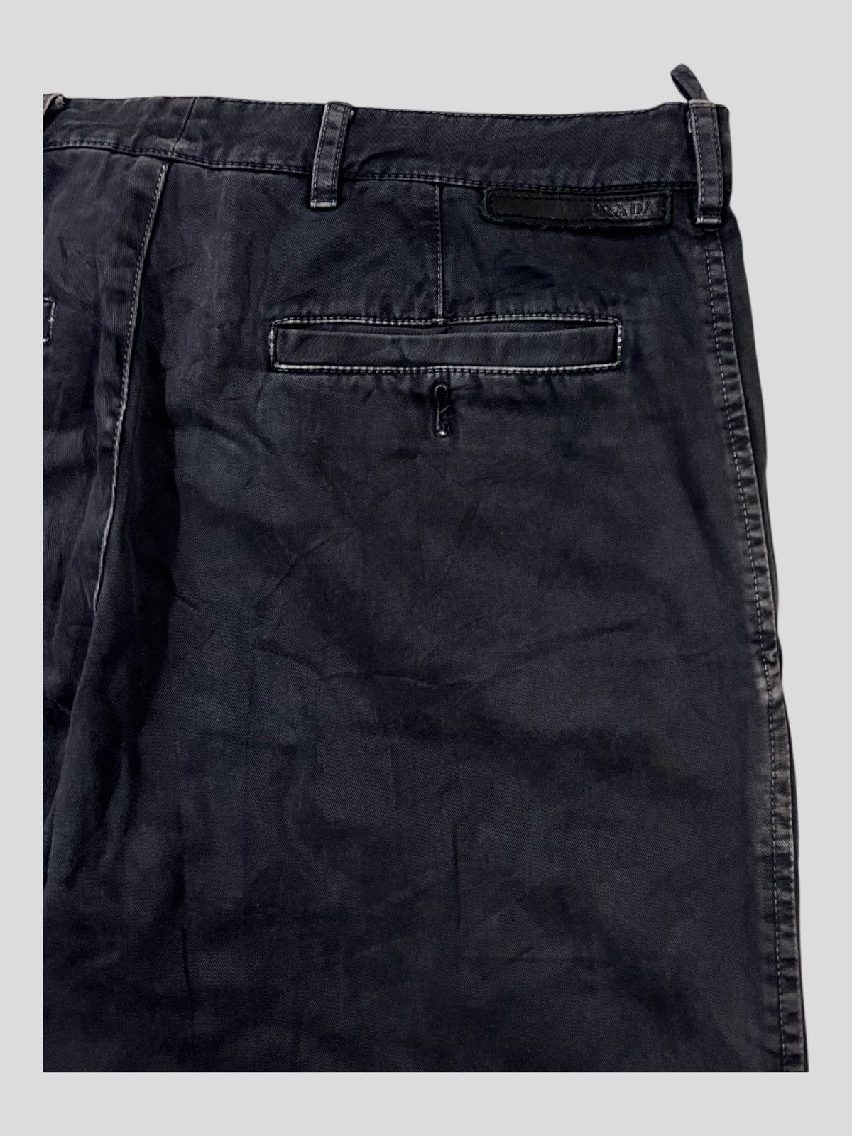 Prada Vintage Prada Milano Special Hook Faded Slate Trouser Khakis Size US 34 / EU 50 - 5 Thumbnail