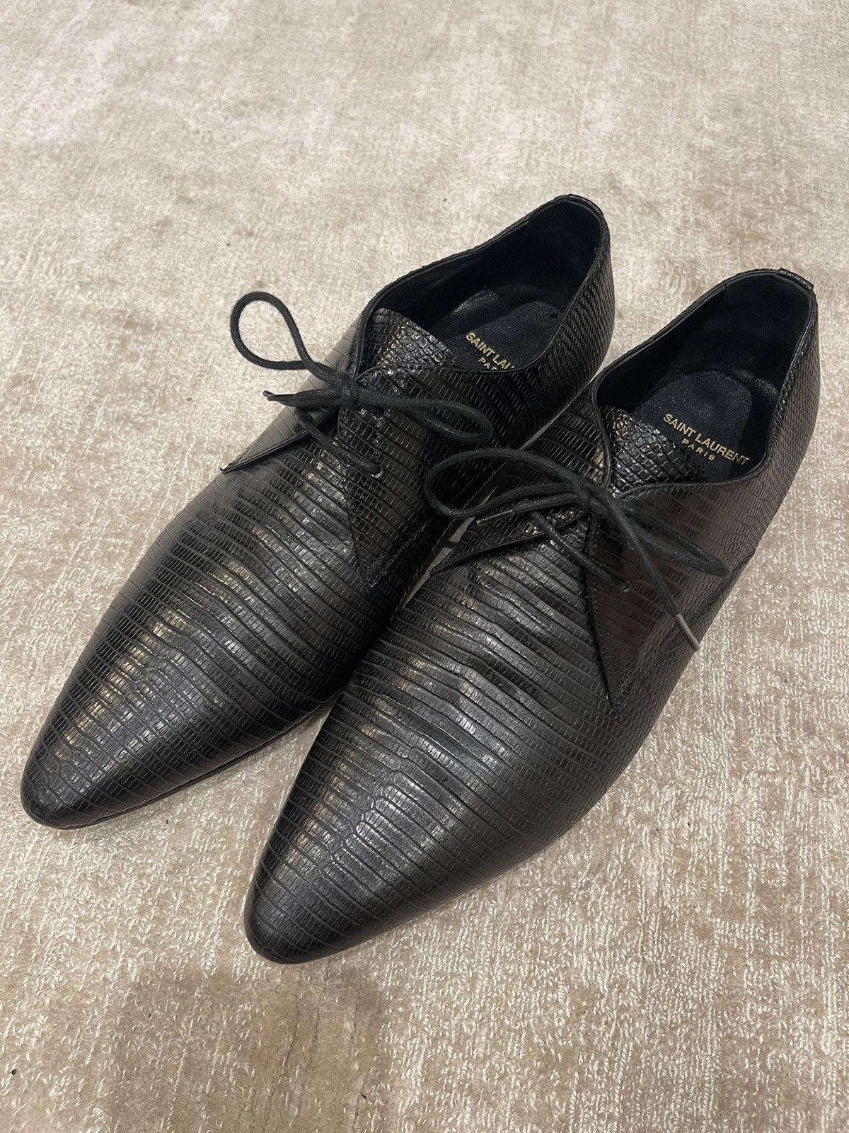 Hedi Slimane × Saint Laurent Paris FW 2017 derbies / palladium Size US 10 / EU 43 - 2 Thumbnail