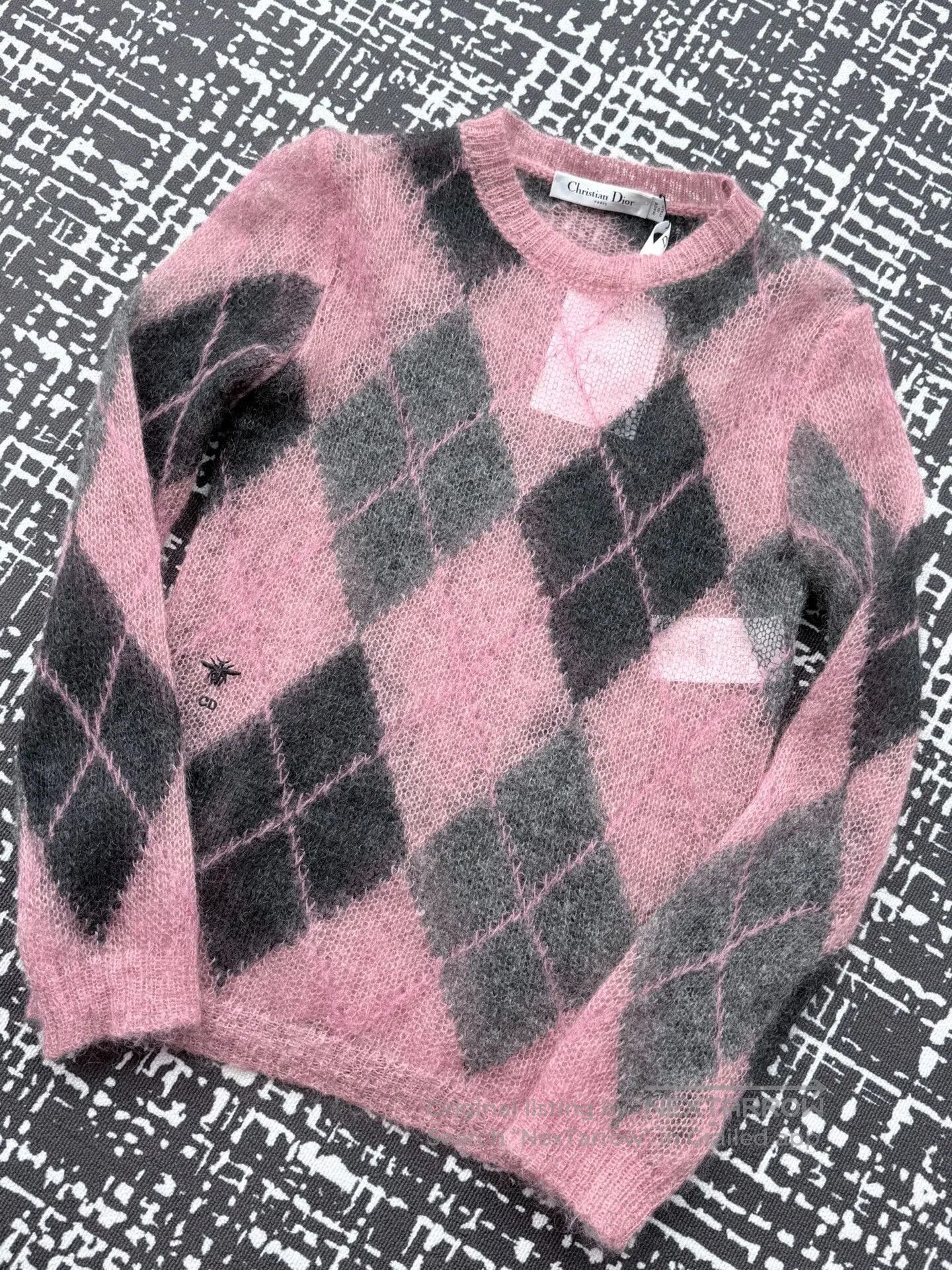 Dior Dior Spring 25 Pink Knit Sweater. Size M / US 6-8 / IT 42-44 - 1 Thumbnail