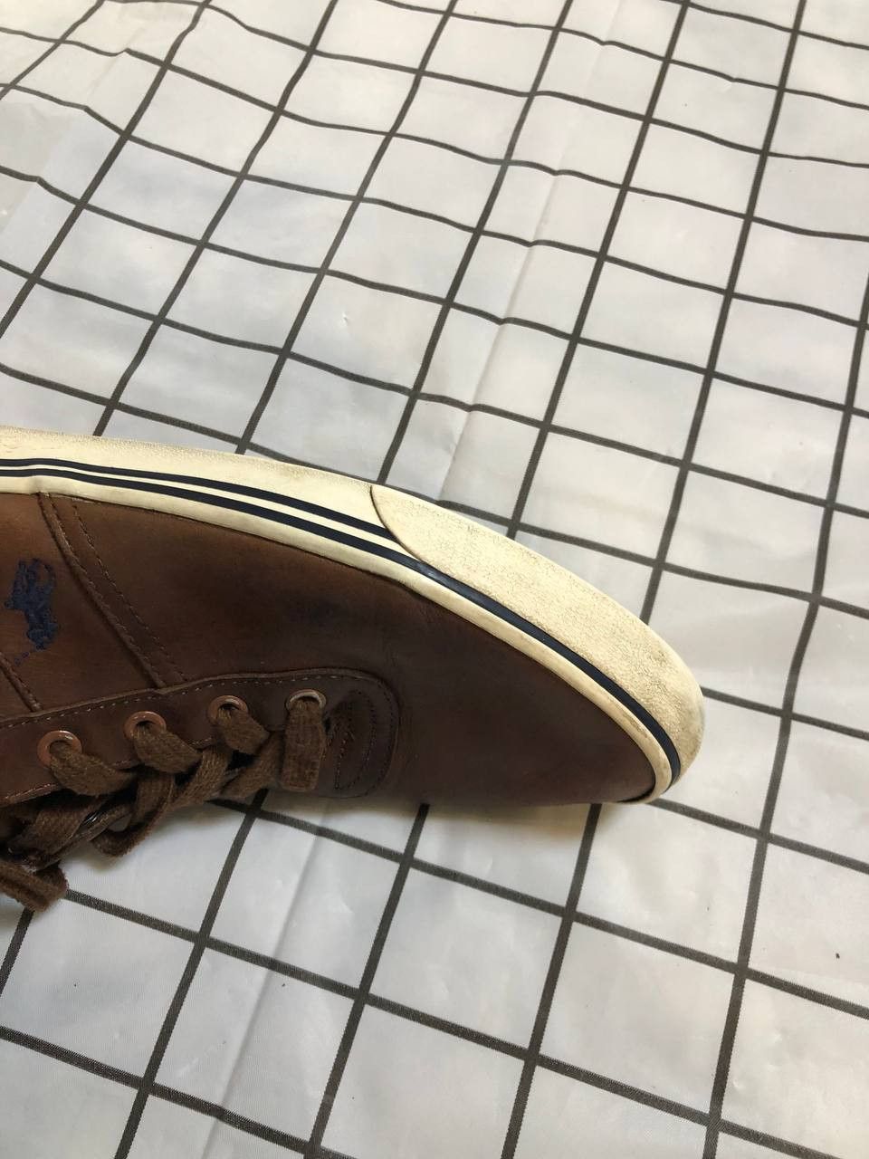 Polo Ralph Lauren Ralph Lauren Hanford Leder Sneaker Herren Neu ungetragen Size US 10 / EU 43 - 11 Thumbnail