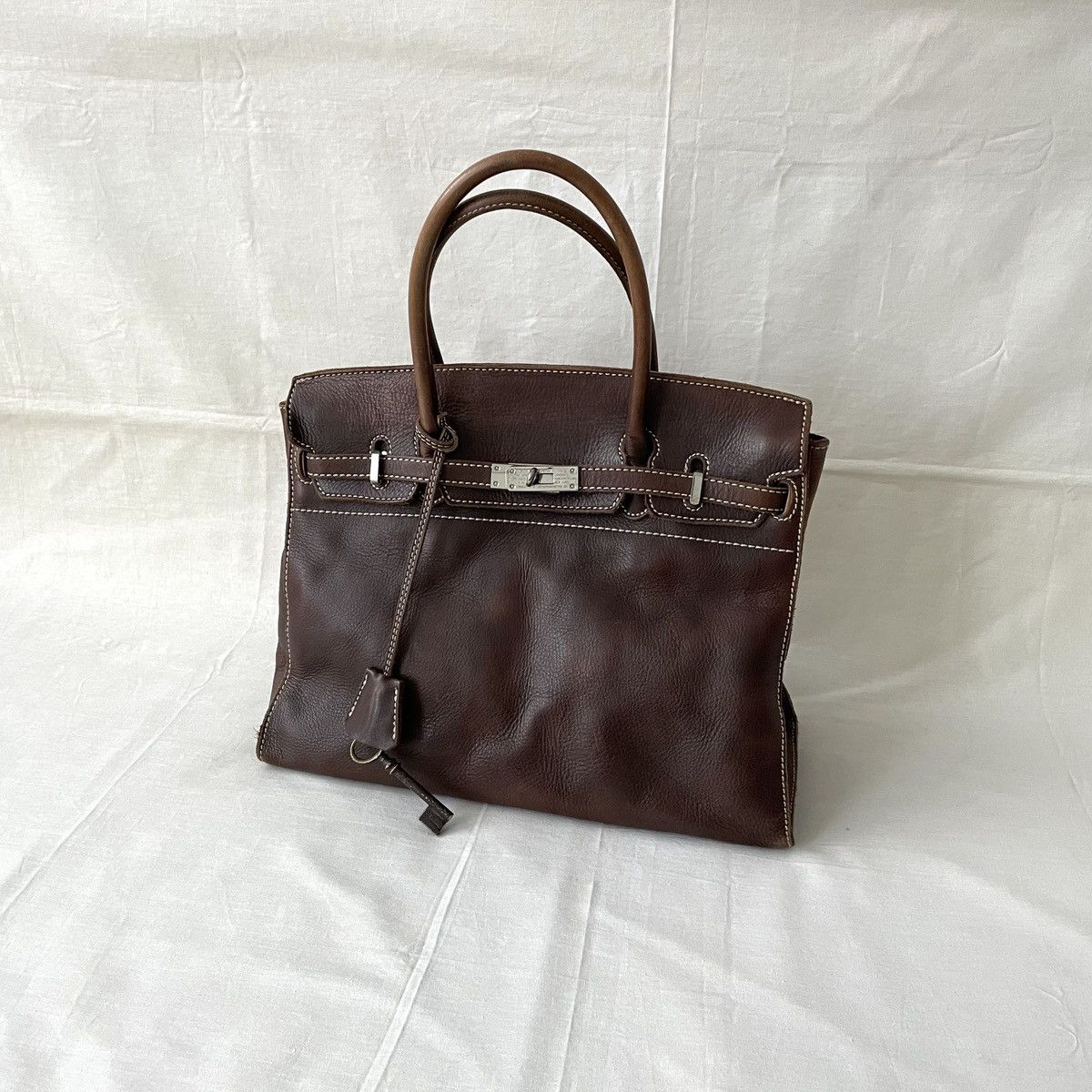 Mademoiselle Non Non Birkin Style Leather Bag by Mademoiselle Japan Size ONE SIZE - 1 Thumbnail