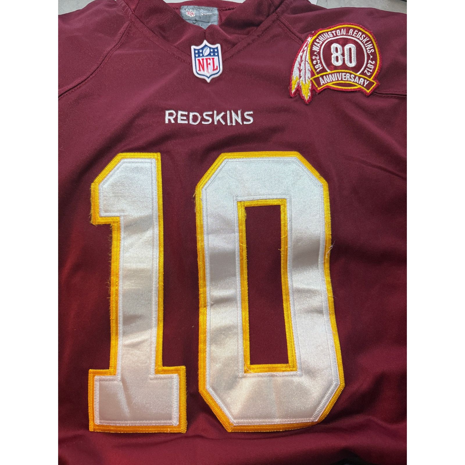 NFL NFL Nike Washington Team 80th Anniversary Jersey Griffin III Size US XL / EU 56 / 4 - 2 Thumbnail