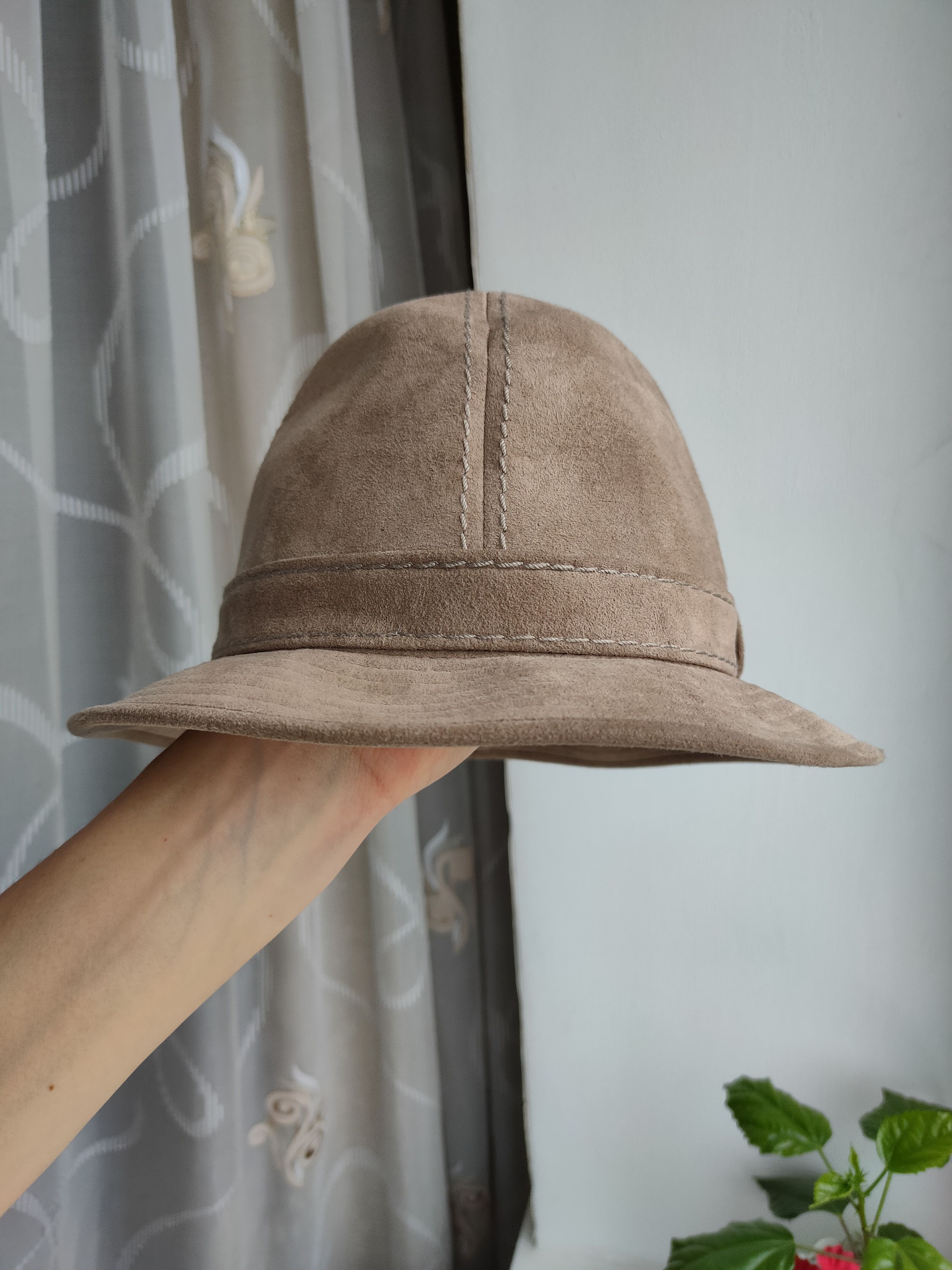 Other Mayser Exclusive Alcantara Milano Italy Fedora Bucket Hat Size ONE SIZE - 8 Thumbnail