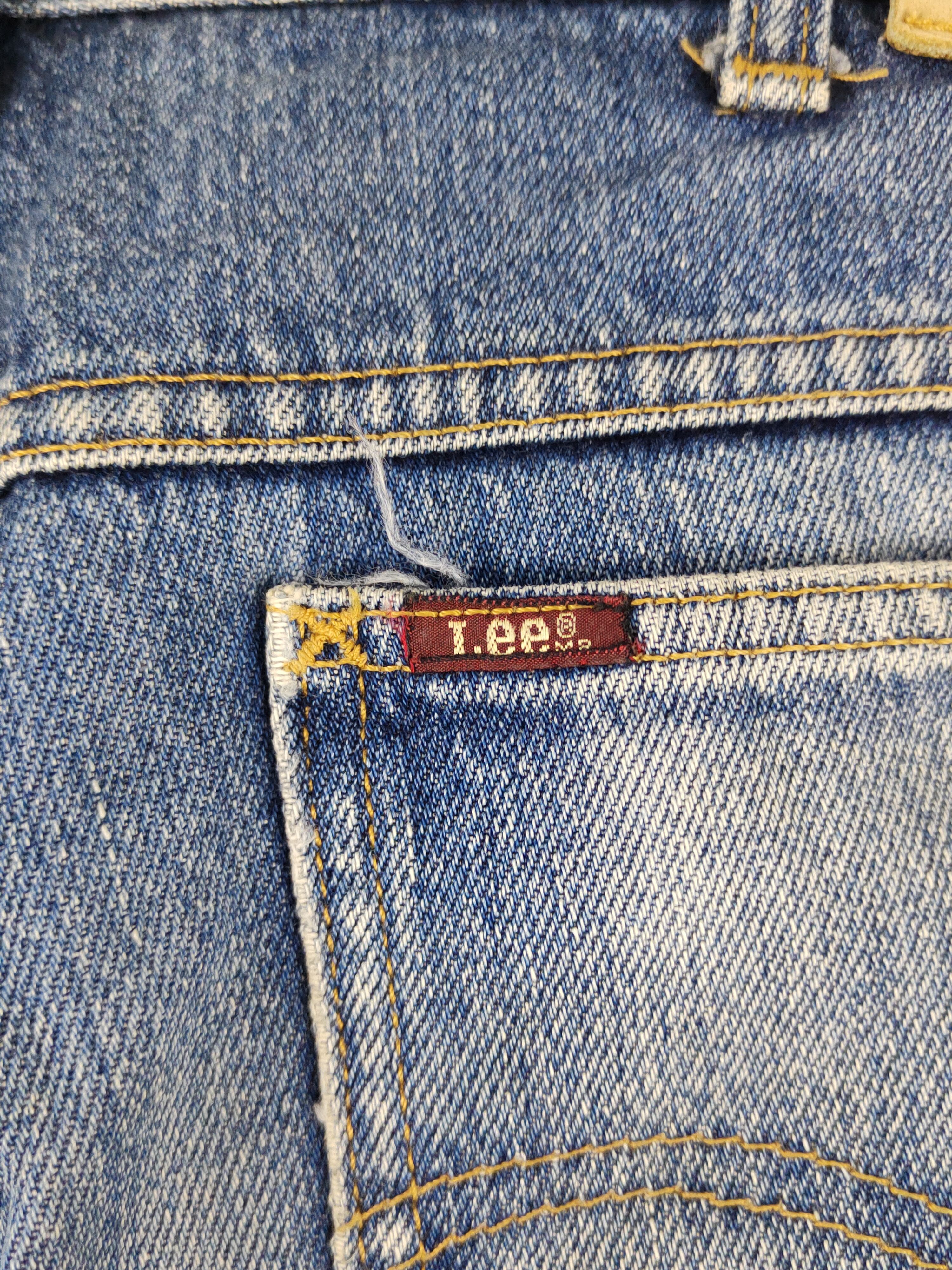 Lee Lee Blue Distressed Ripped vintage denim Jeans #W1497 Size US 29 - 10 Thumbnail