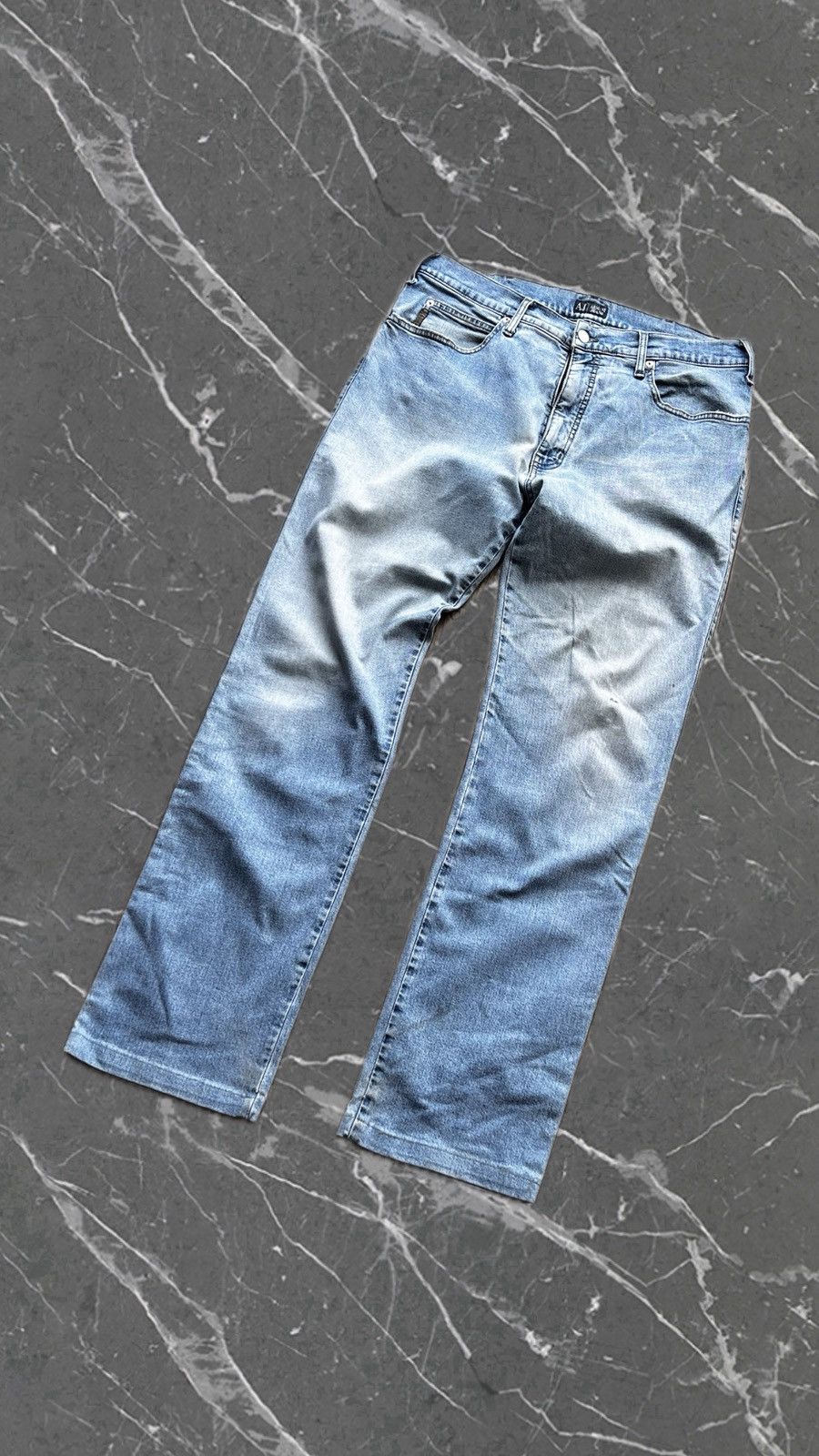 Armani VERY RARE vintage armani denim metal logo 36 Size US 36 / EU 52 - 2 Thumbnail