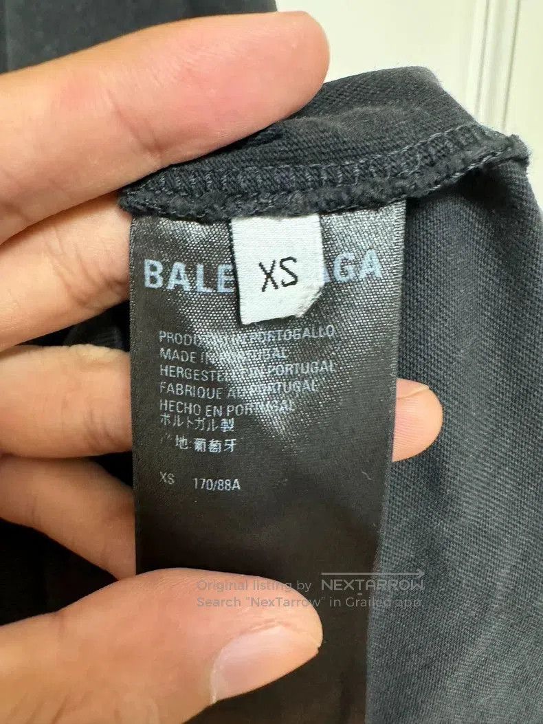 Balenciaga Balenciaga Black Logo Short Sleeve XS. Size US XS / EU 42 / 0 - 3 Thumbnail