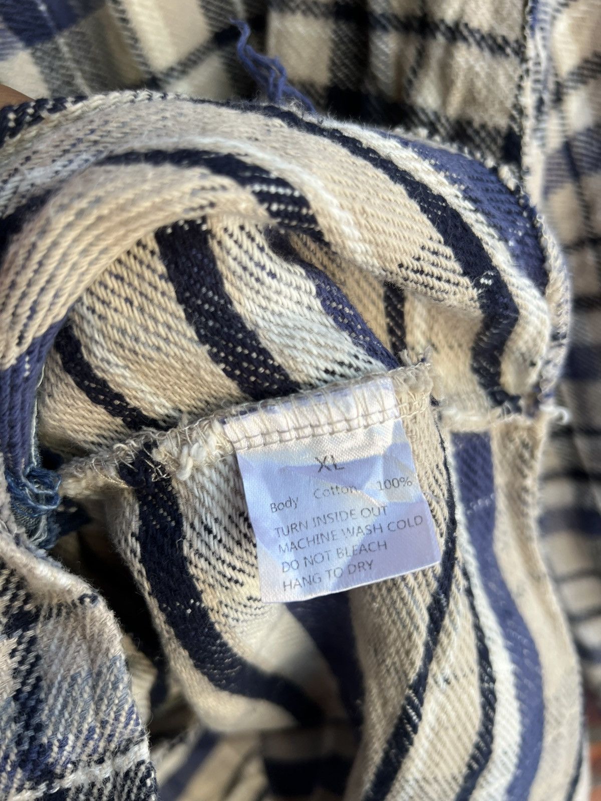 Vuja De Vuja De’ Distressed Flannel Shirt Size US XL / EU 56 / 4 - 12 Thumbnail