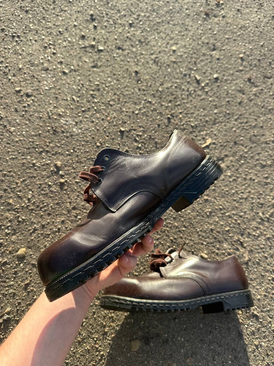 Other Steel Toe Vintage Bergmann Guidi style Leather Loafers Shoes Size US 10 / EU 43 - 7 Thumbnail