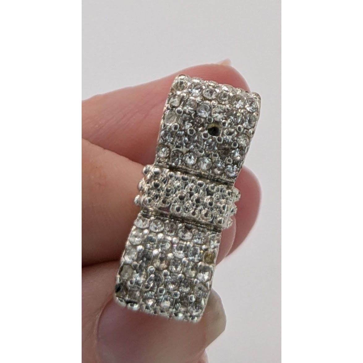 Other Coquette Glam Rhinestone Pave Bow Ring Size 7 Size ONE SIZE - 6 Thumbnail