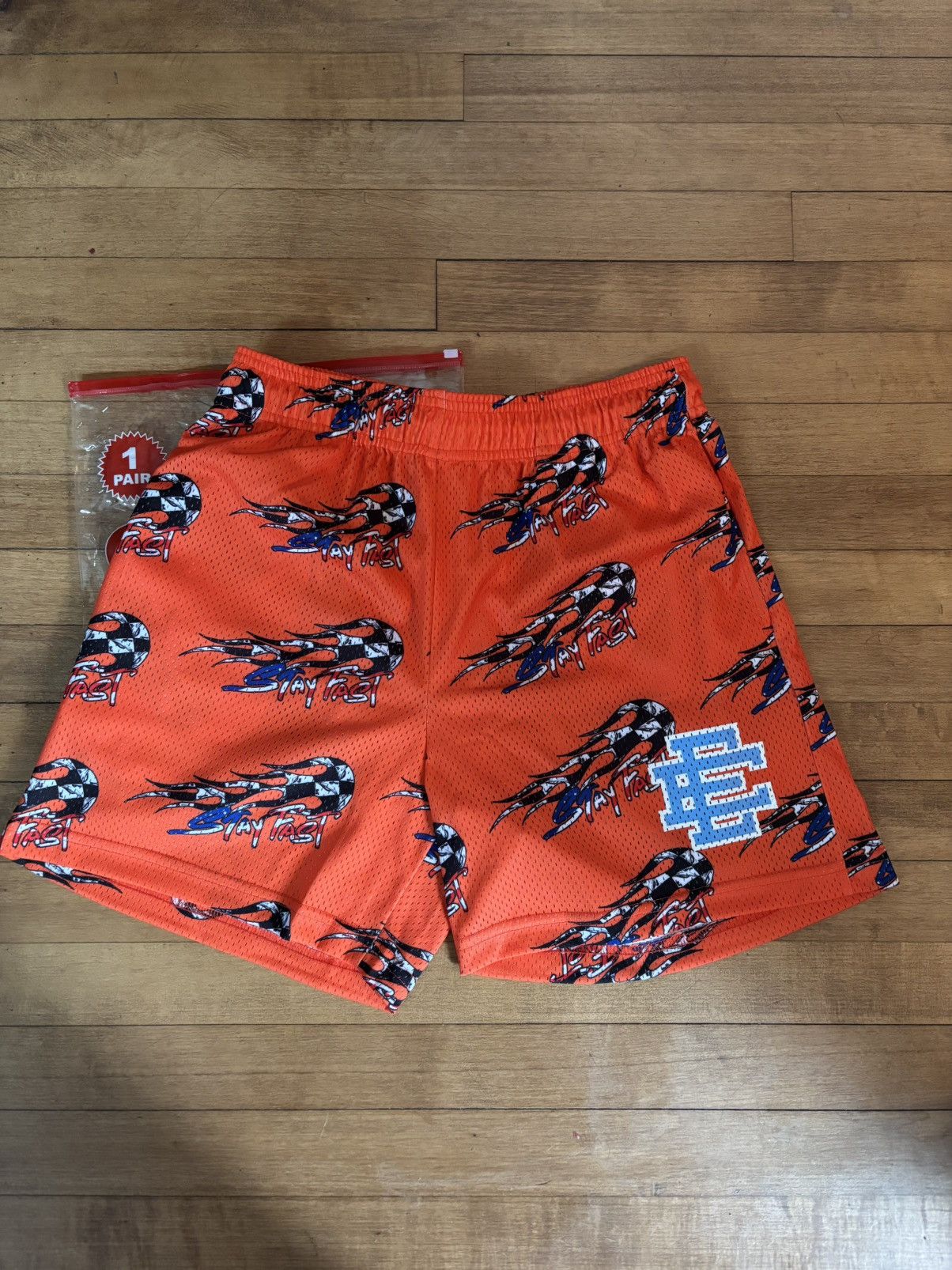 Eric Emanuel × Matty Boy Eric Emanuel x Matty Boy Stay Fast Shorts Size US 30 / EU 46 - 4 Thumbnail
