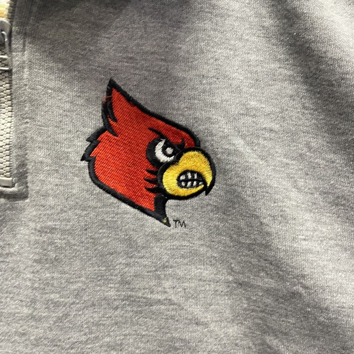 Vintage Vintage Louisville Cardinals Quarter-Zip Sweatshirt Size US M / EU 48-50 / 2 - 5 Thumbnail