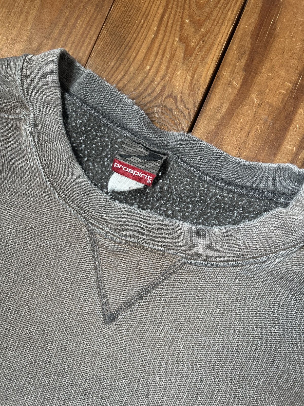 Vintage Vintage 90s Faded Black Distressed Crewneck Sweatshirt Size US XL / EU 56 / 4 - 2 Thumbnail