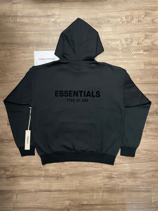 SZ M-XL Fear of God FOG Essentials stretch limo black Pullover