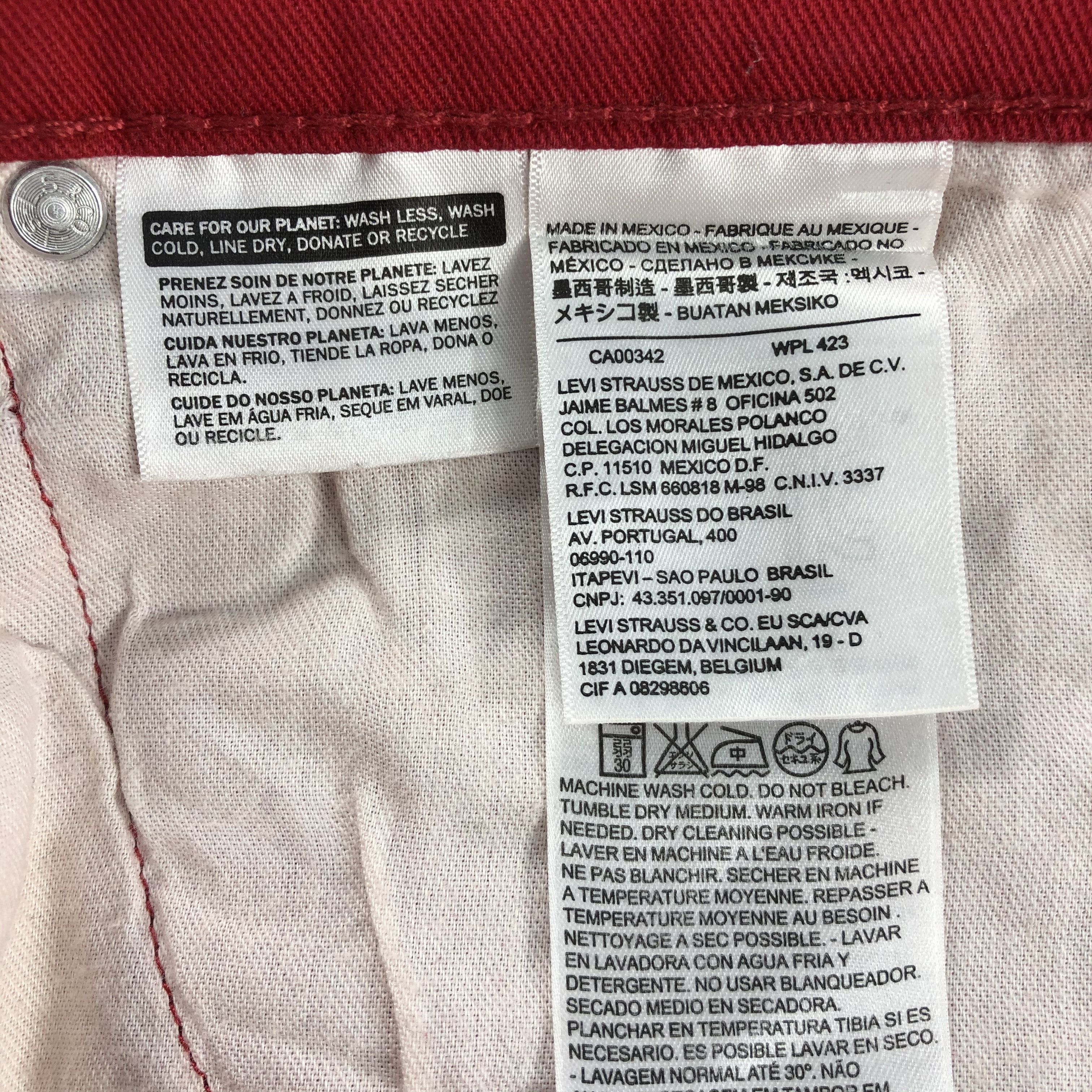 Levi's Vintage Levis 511 Jeans-J1674 Size US 37 - 10 Thumbnail
