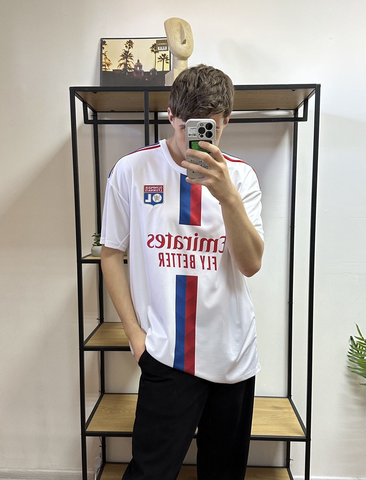 Adidas Adidas Olympique Lyon 2022-2023 Football Soccer Jersey Men’s Size US XXL / EU 58 / 5 - 15 Thumbnail