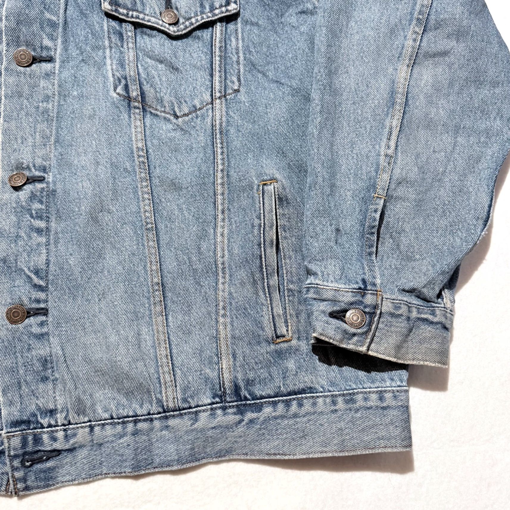 Levi's VINTAGE Levi Strauss Signature Trucker Jacket Men's Blue Denim Western Classic - 3XL Size US XXL / EU 58 / 5 - 6 Thumbnail
