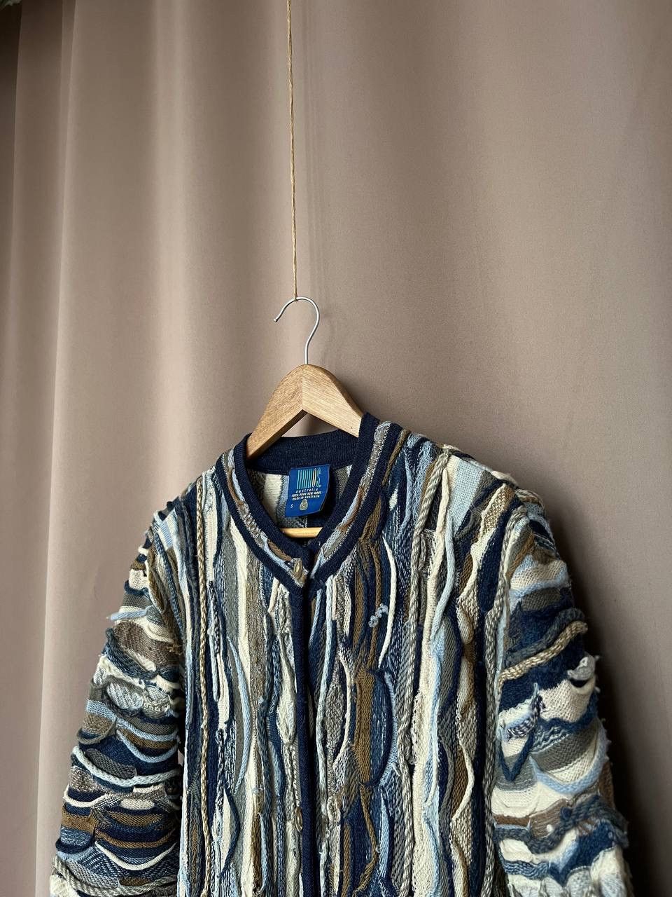 Coogi Limnos 3D Knit Coogi Style Cardigan Sweater Men M Wool Size US M / EU 48-50 / 2 - 4 Thumbnail