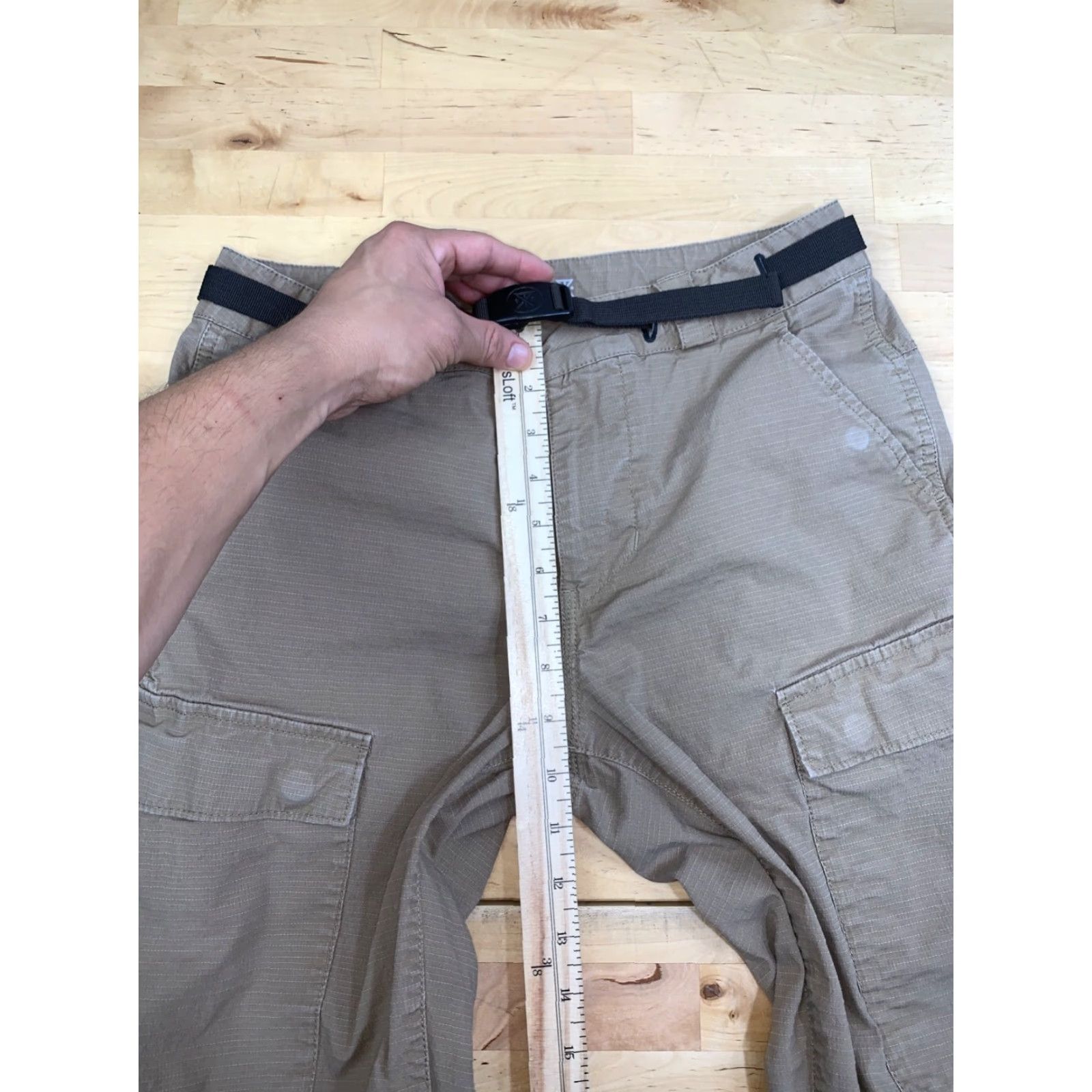 Roark Roark Cargo Pants Mens 28 Beige Pant Straight Cargo 90s Nature Mens Size US 28 / EU 44 - 6 Thumbnail
