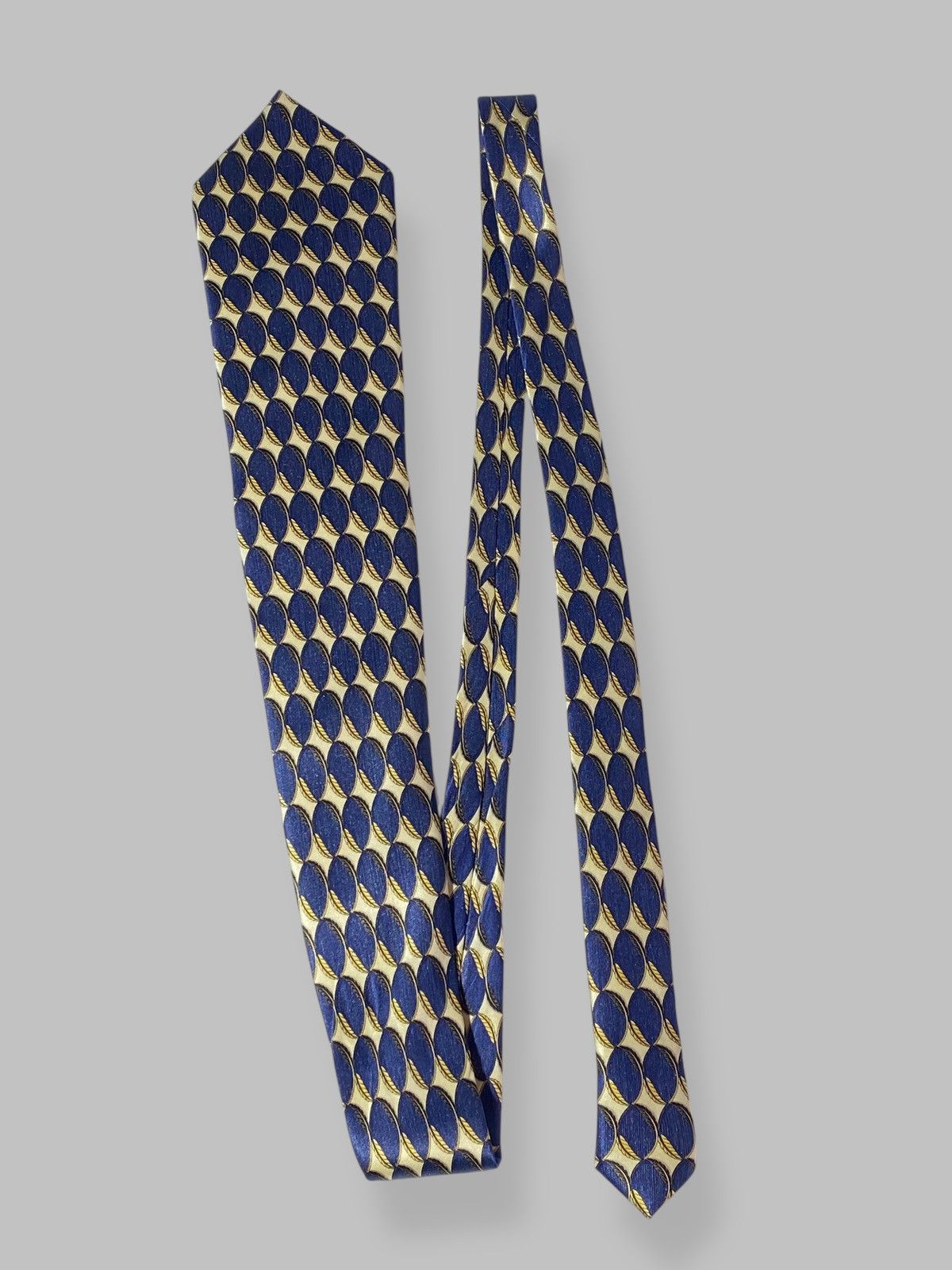 Lanvin Vintage Lanvin Silk Tie All Over Print Made in France Size ONE SIZE - 2 Thumbnail