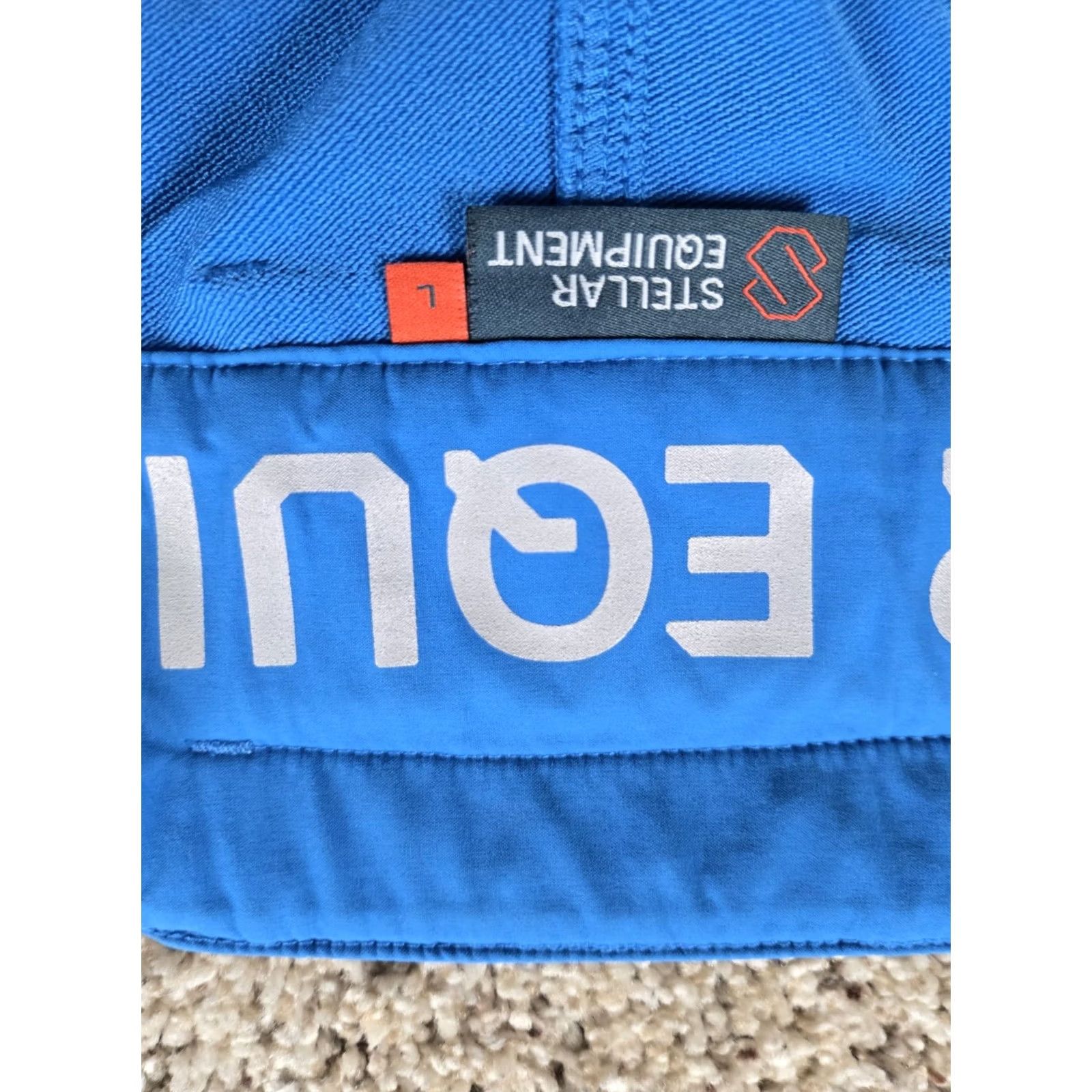 Vintage Stellar Equipment Mens Large Blue Softshell Shorts Athletic Outdoor Hiking Nautical Nylon Polyester Spandex Pockets Stretch Size US 34 / EU 50 - 3 Thumbnail