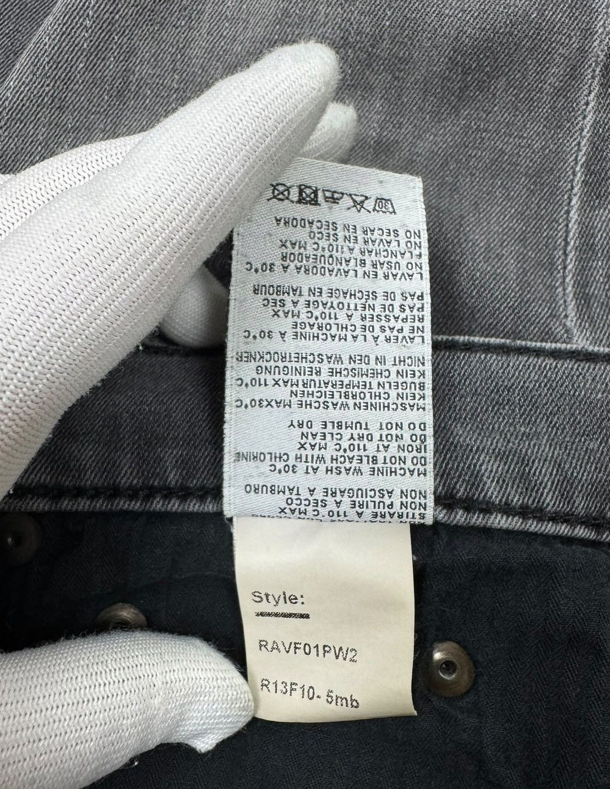 R13 R13 Slouch Skinny Jeans size 28 Size 28" / US 6 / IT 42 - 16 Thumbnail
