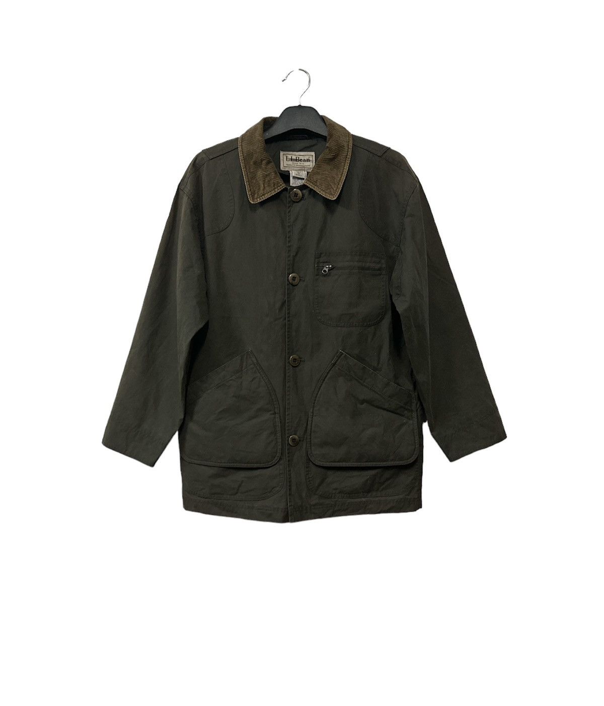 L.L. Bean Vintage L.L Bean Waxed Cotton Hunting Jacket Design Size US S / EU 44-46 / 1 - 1 Thumbnail