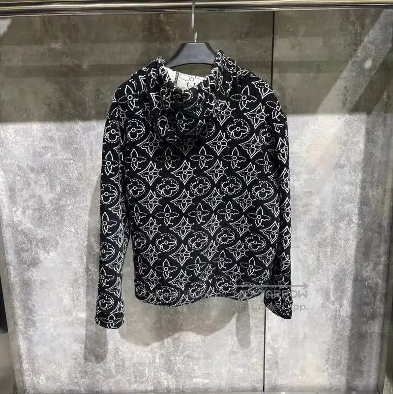 Louis Vuitton Louis Vuitton Black Cotton Men's Jacket . Size US L / EU 52-54 / 3 - 2 Thumbnail