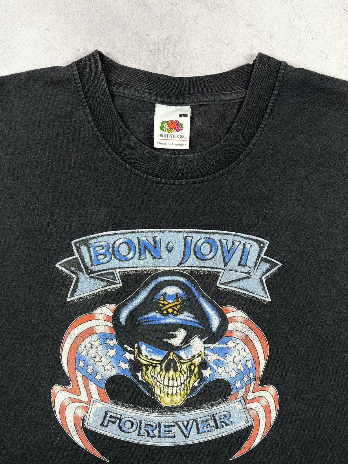 Band Tees Vintage Bon Jovi Forever rare rock band tour tee 00’s Size US L / EU 52-54 / 3 - 3 Thumbnail