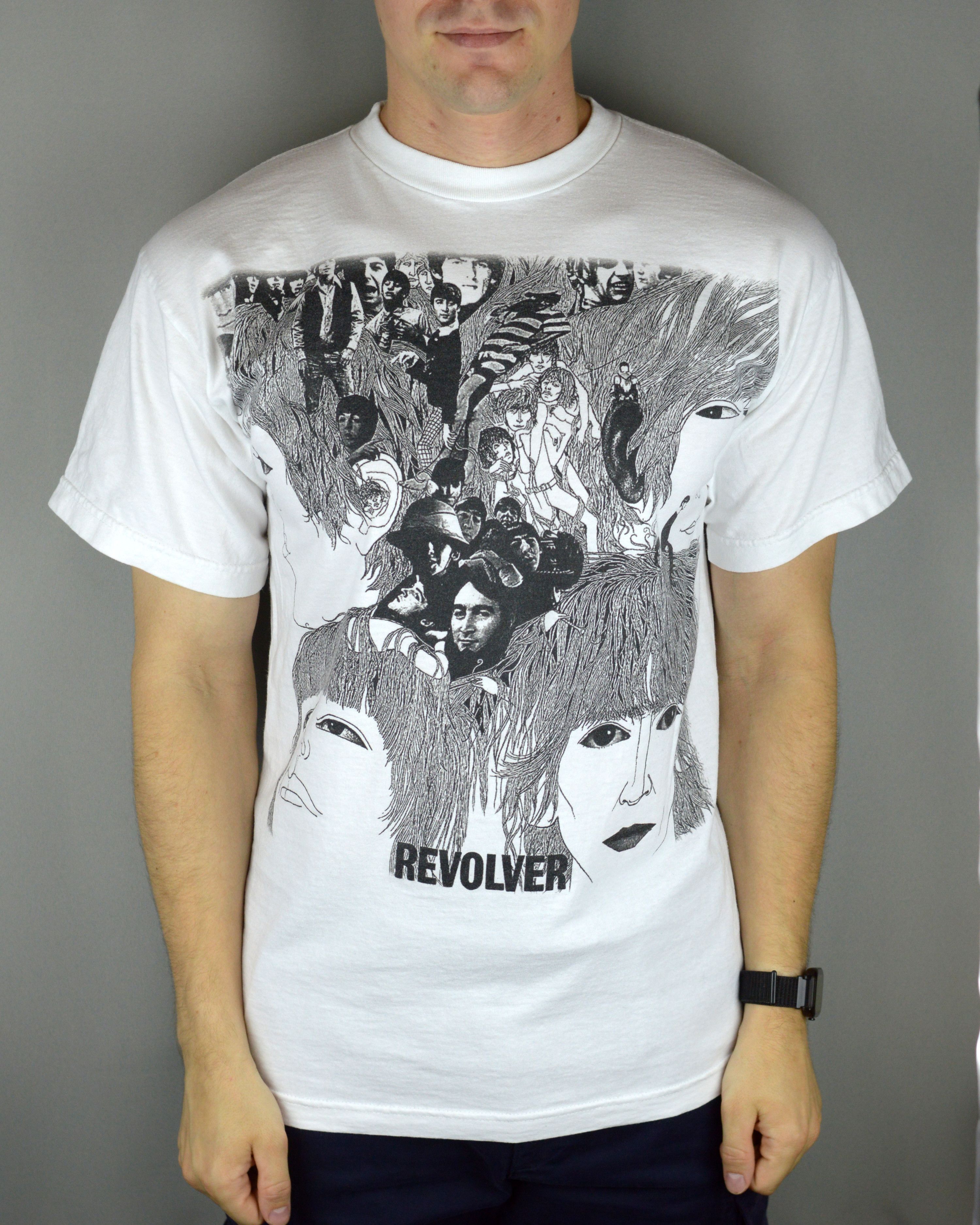Band Tees × Vintage Vintage The Beatles Revolver 90s t shirt Size US L / EU 52-54 / 3 - 1 Thumbnail