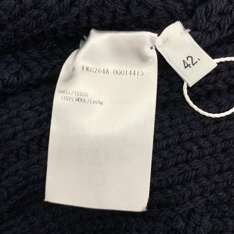 Thom Browne Thom Browne Dark blue back striped wool knitted cardigan ja Size US XS / EU 42 / 0 - 8 Thumbnail