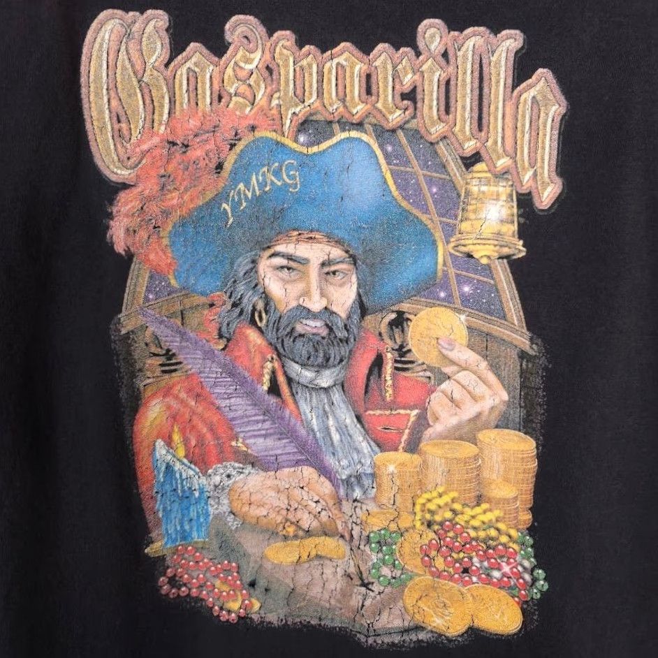 Vintage VINTAGE Gasparilla Pirate Festival T Shirt Mens XL Black Y2K Tampa Florida Size US XL / EU 56 / 4 - 5 Thumbnail