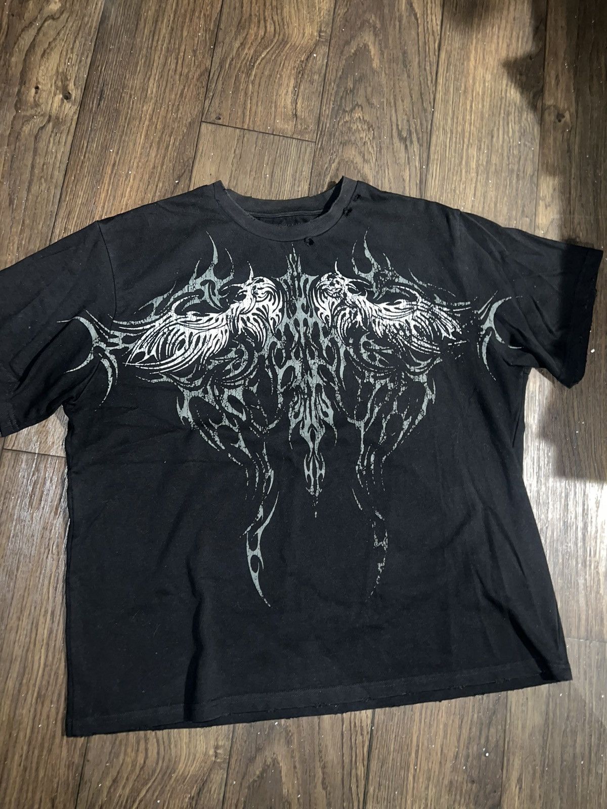 Affliction × Japanese Brand onlycurse “avian” tee black, size large, rare Size US L / EU 52-54 / 3 - 3 Thumbnail
