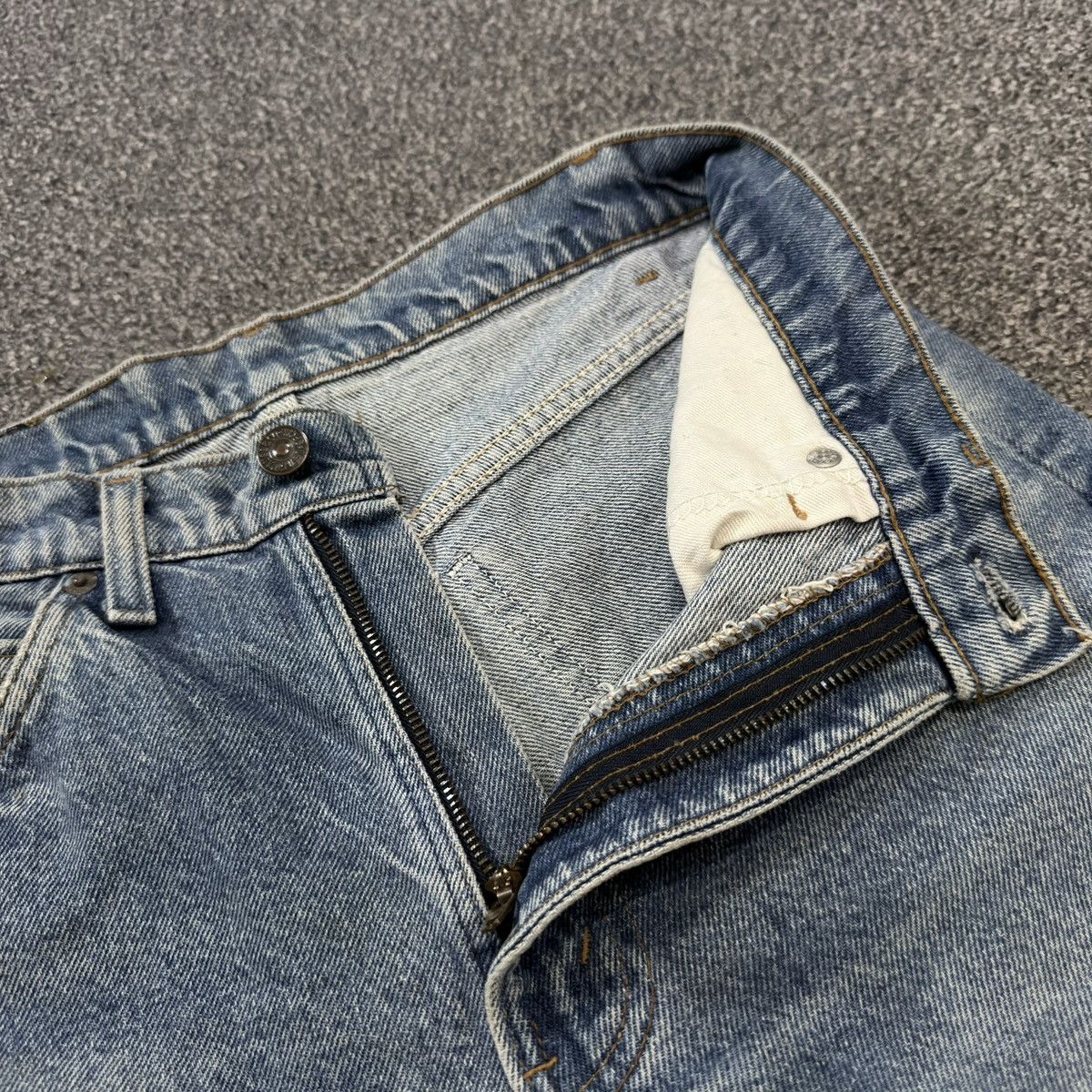 Levi's Vintage Clothing 🔥🇺🇸 Vintage Levi’s 505-0217 Orange Tab Stone Wash Denim Size US 31 - 14 Thumbnail