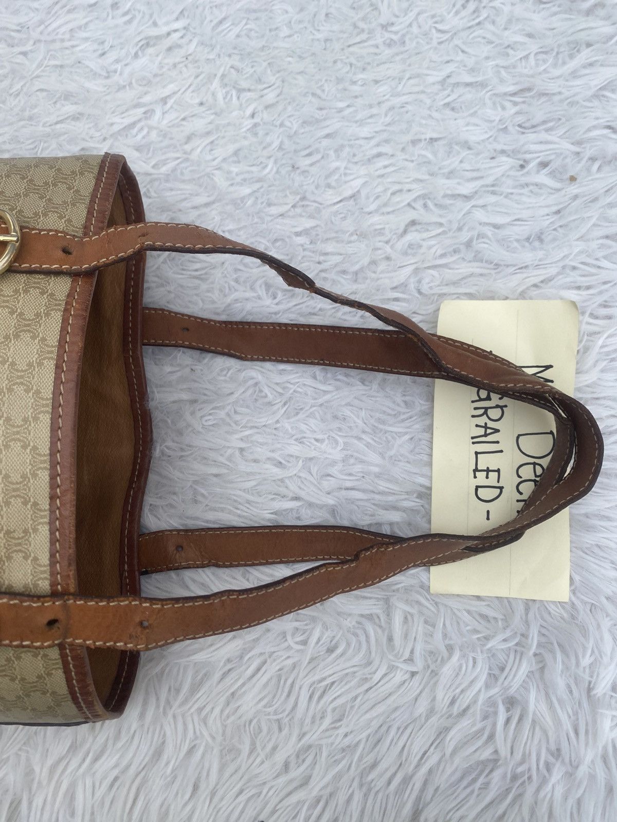 Celine Rare CELINE Monogram Handle Bag Size ONE SIZE - 14 Thumbnail