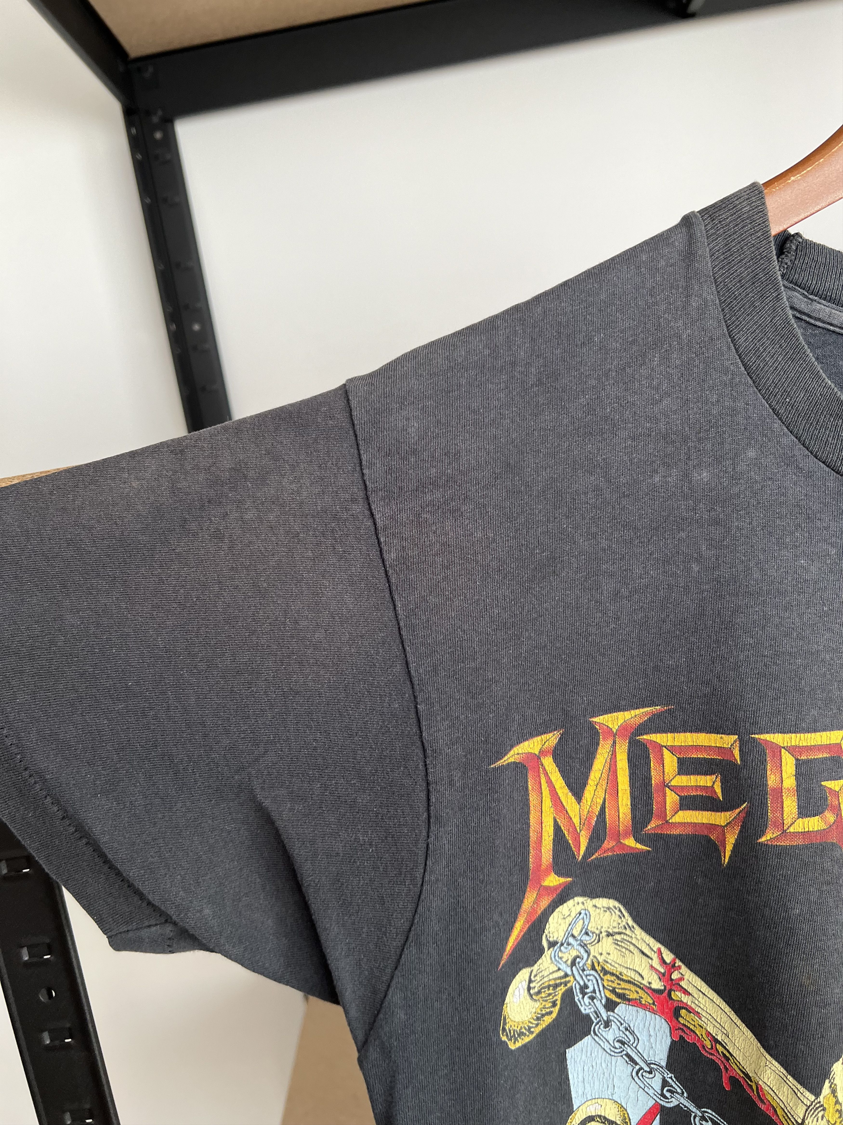 Band Tees Vintage 1991 Megadeth Vic Rattlehead Thrash Metal Band Tee Size US L / EU 52-54 / 3 - 14 Thumbnail