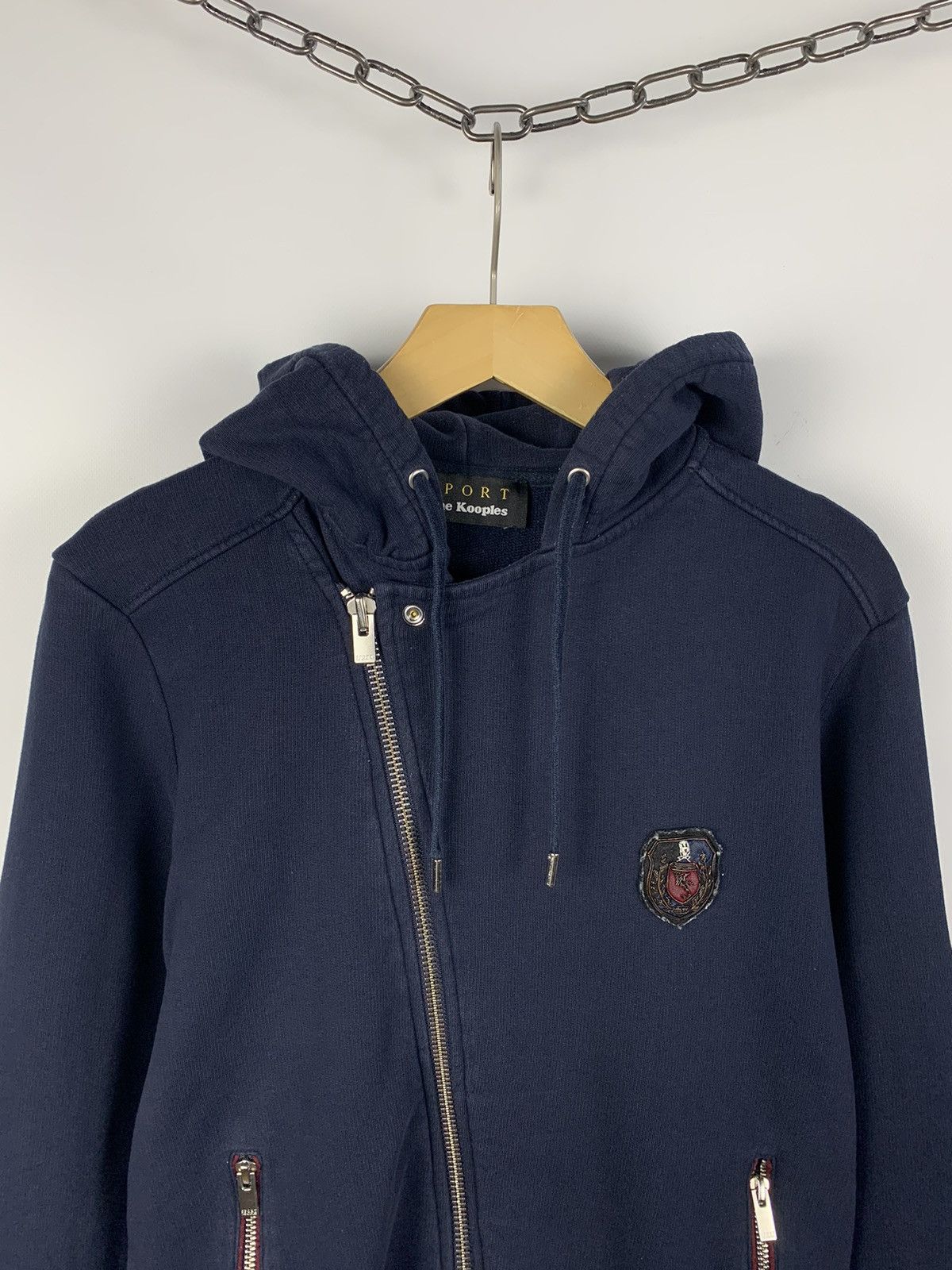 The Kooples Designer The Kooples Zip Hoodie Size S Avant Garde Style Top Size S / US 4 / IT 40 - 2 Thumbnail