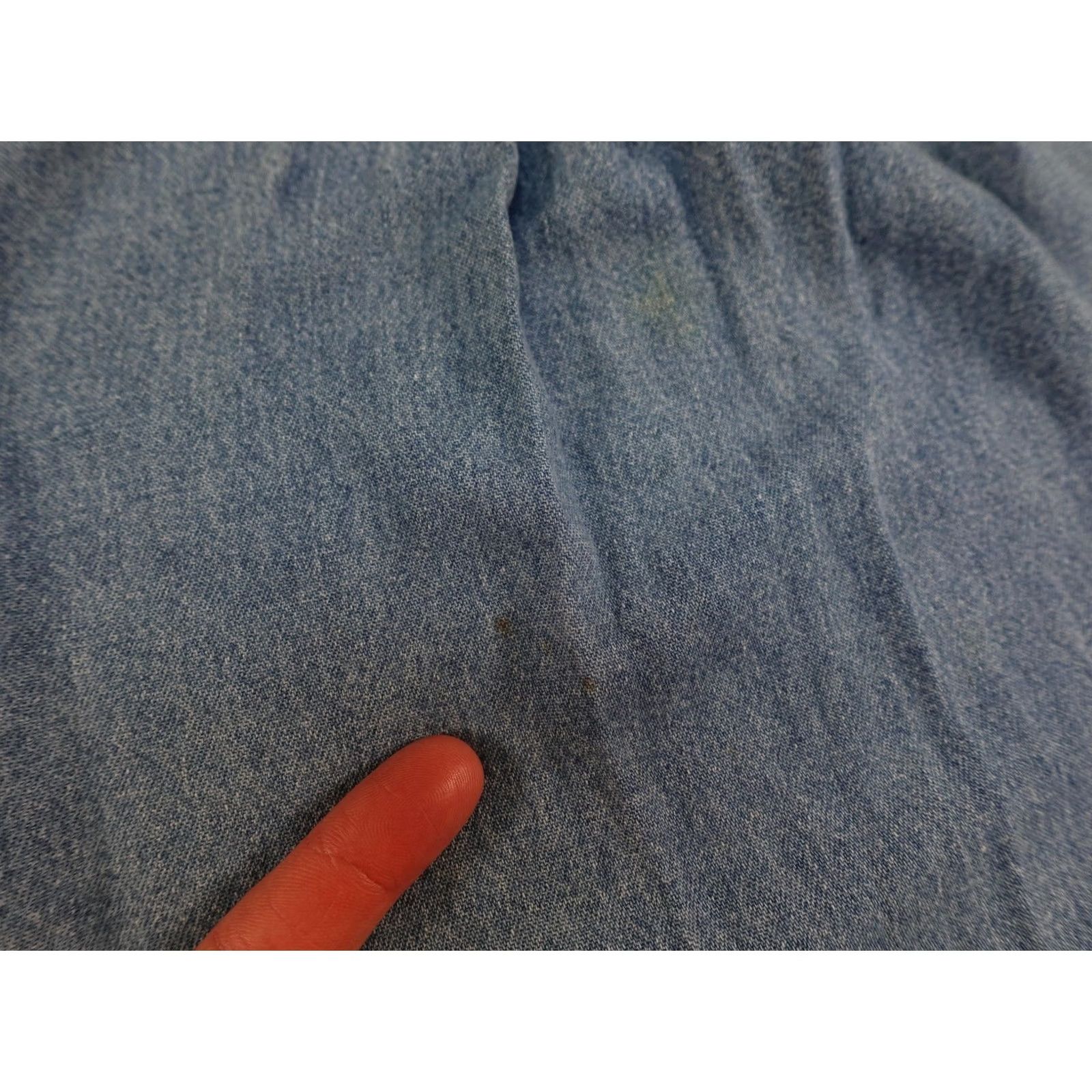 Vintage VINTAGE St. John's Bay Denim Dress Womens 12 Blue Denim Shirt Dress Long Sleeve Casual A-line Belt Button Front Collared 100% Cotton Jeanswear Size XL / US 12-14 / IT 48-50 - 4 Thumbnail